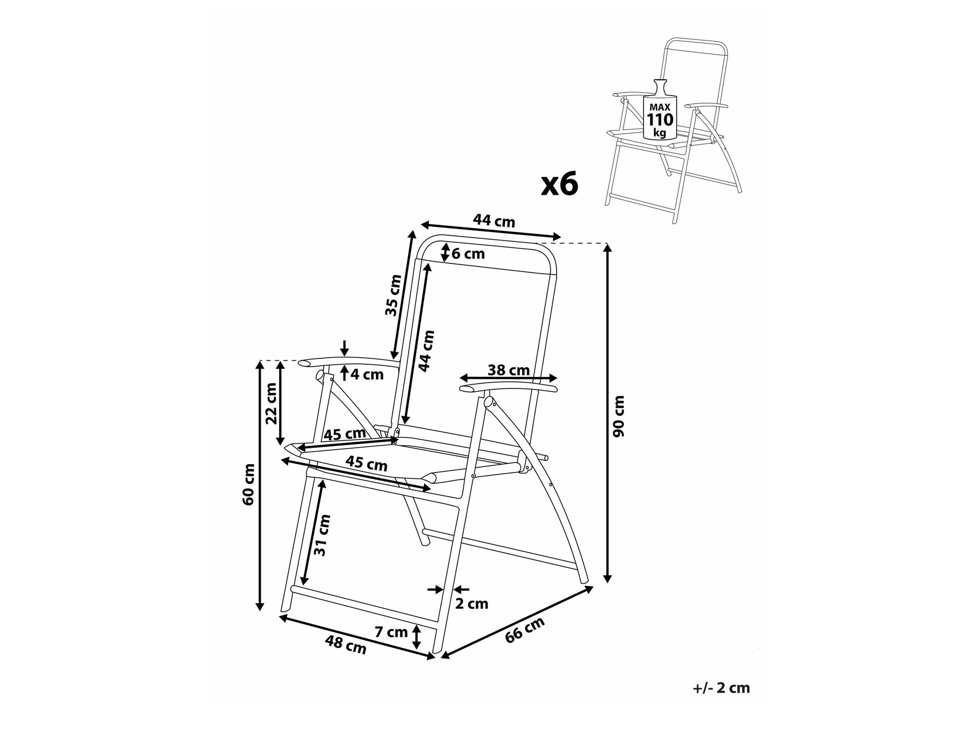 Borð og stólasett Berwyn 2499