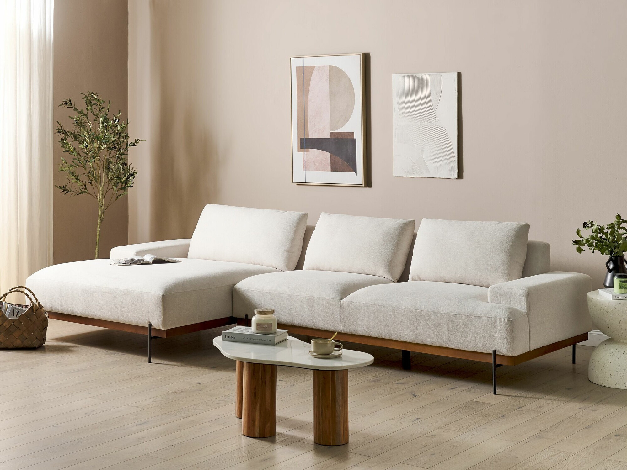 Horn­sófi Berwyn 2525 (Beige)