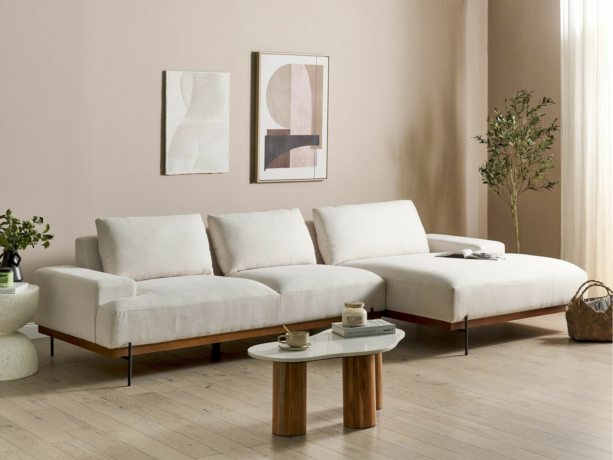 Horn­sófi Berwyn 2525 (Beige)
