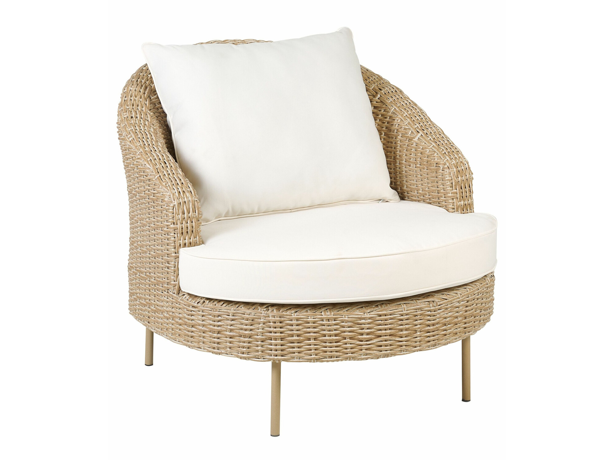 Útihúsgagnasett Berwyn 2531 (Ljósbrúnn)