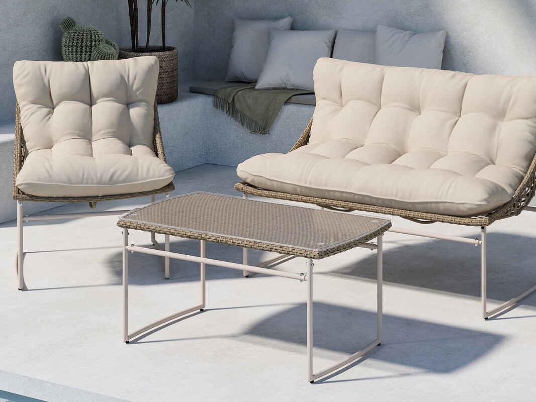 Útihúsgagnasett Dallas 4732 (Beige)