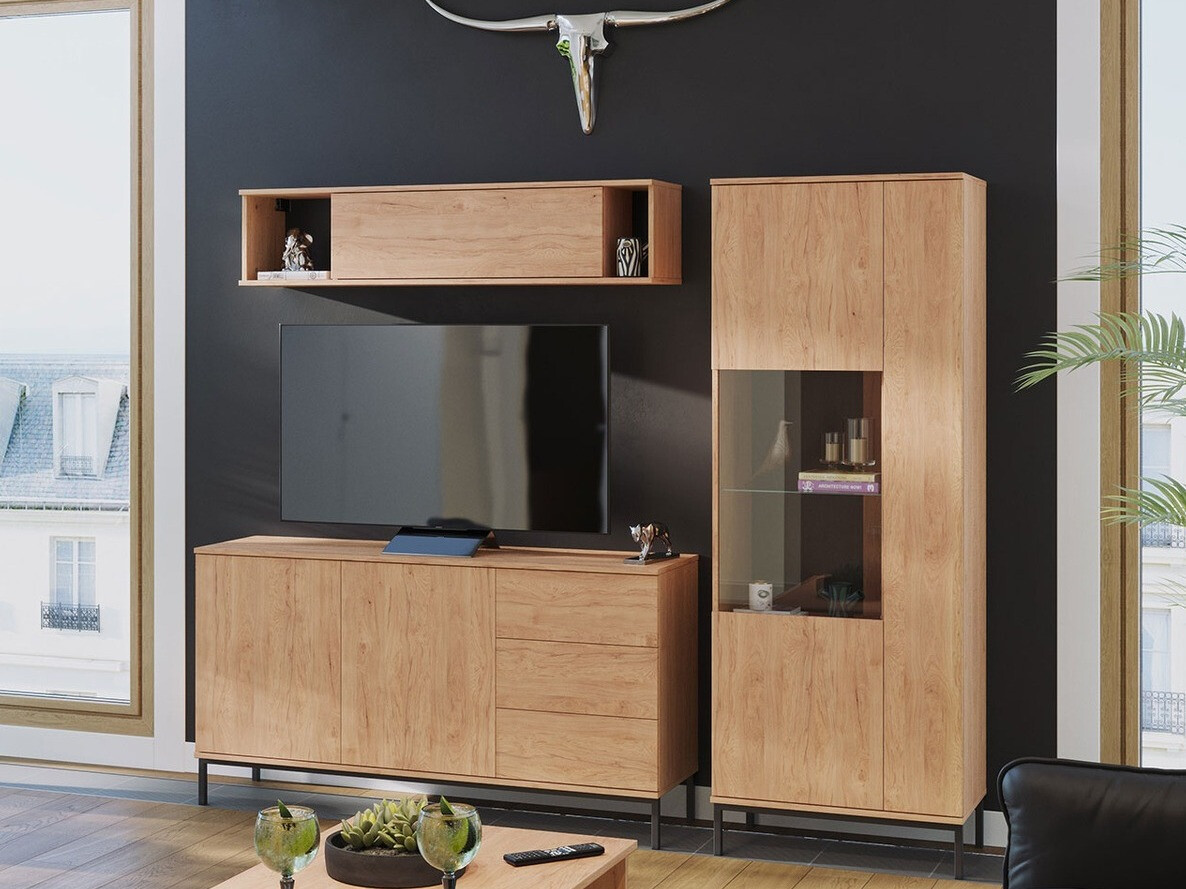 Stofusett Lomsore 110 (Ljós viður)