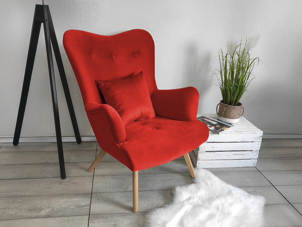 Hægindastóll Clovis 102 (Magic Velvet 2232)