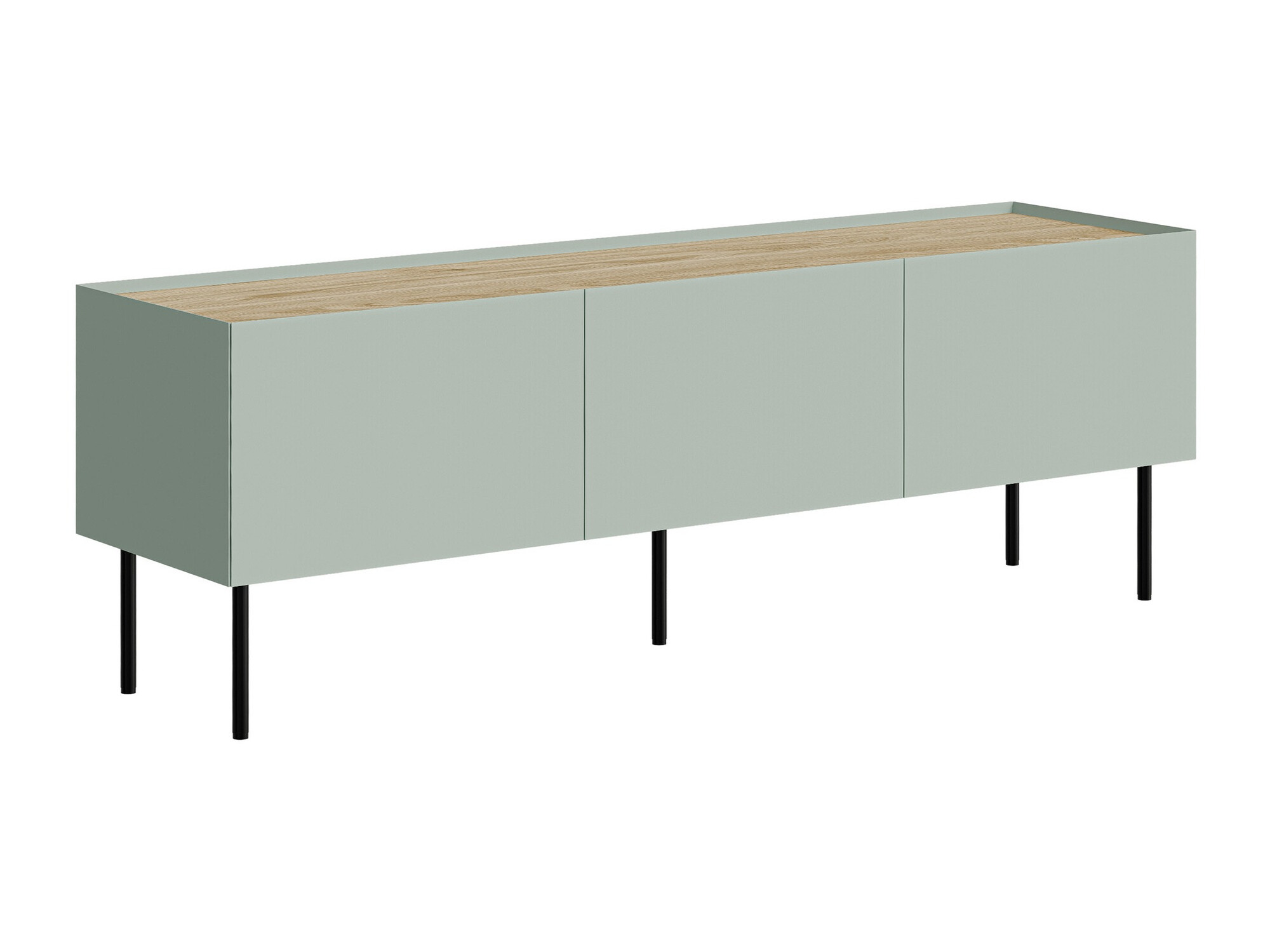 Sjónvarpsskápur Melbela 106 (Ljós ólífuviður + Eik)