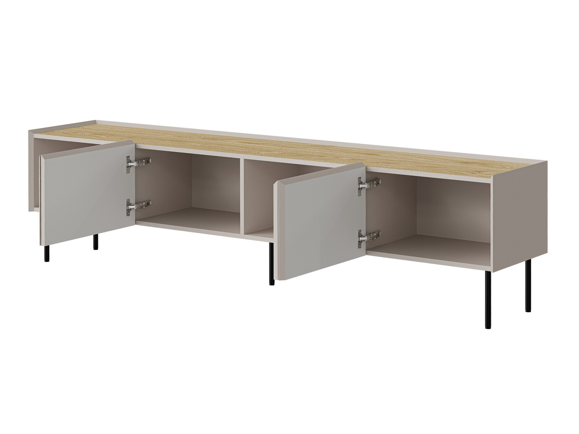 Stofusett Melbela 109 (Ljós ólífuviður + Eik)