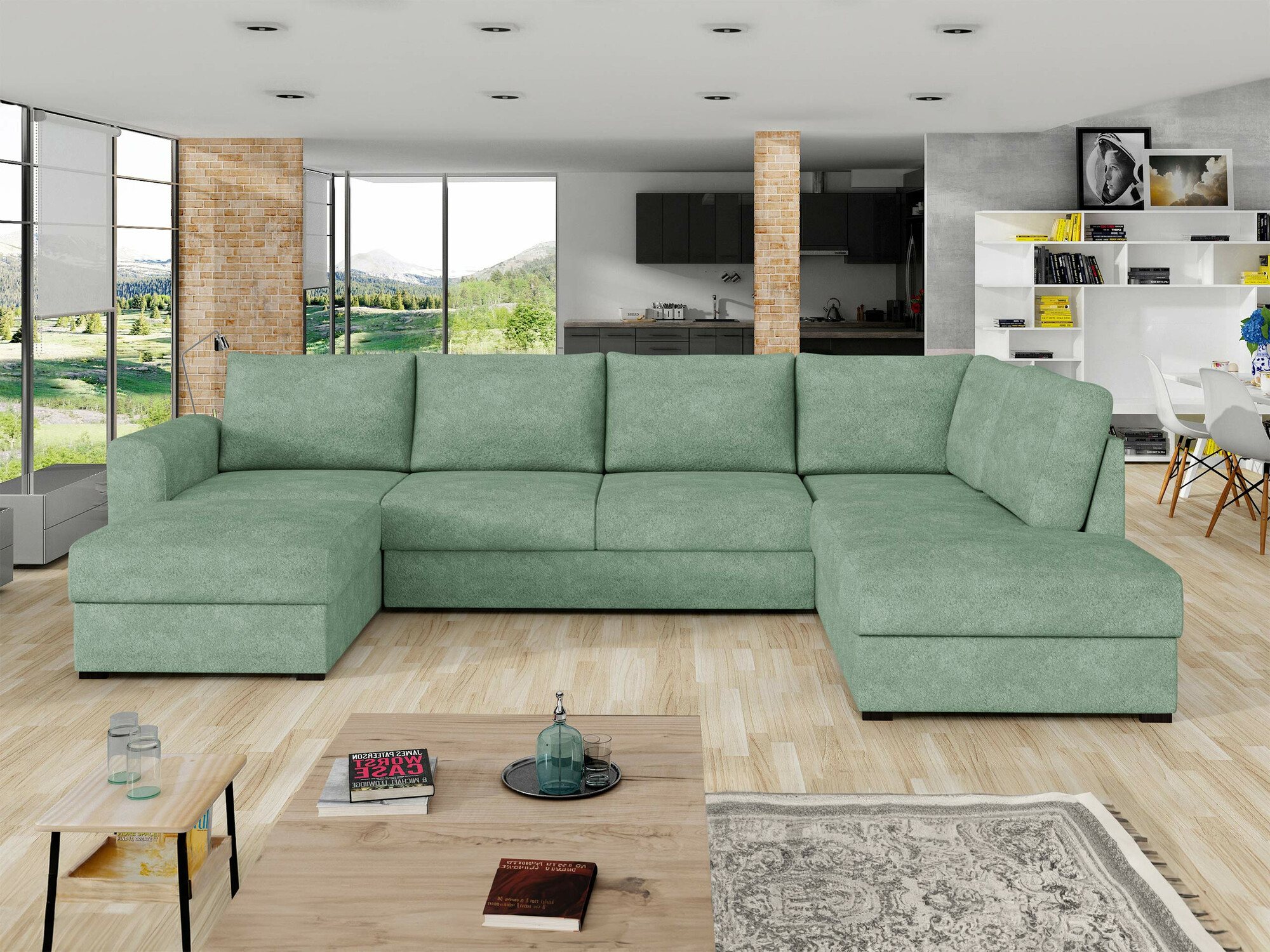 Horn­sófi Comfivo Flumen (Coral 55)