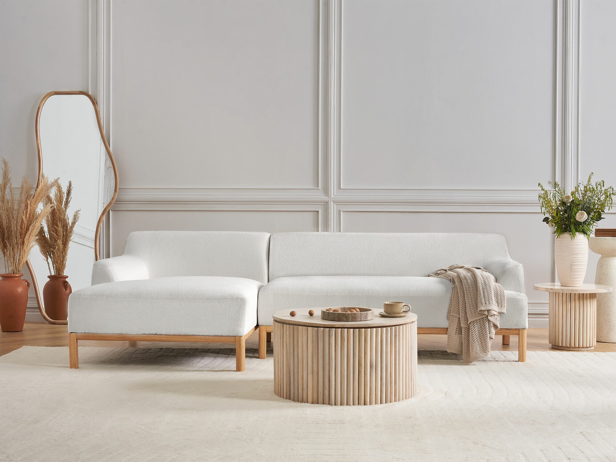 Horn­sófi Berwyn 2229 (Hvítur)
