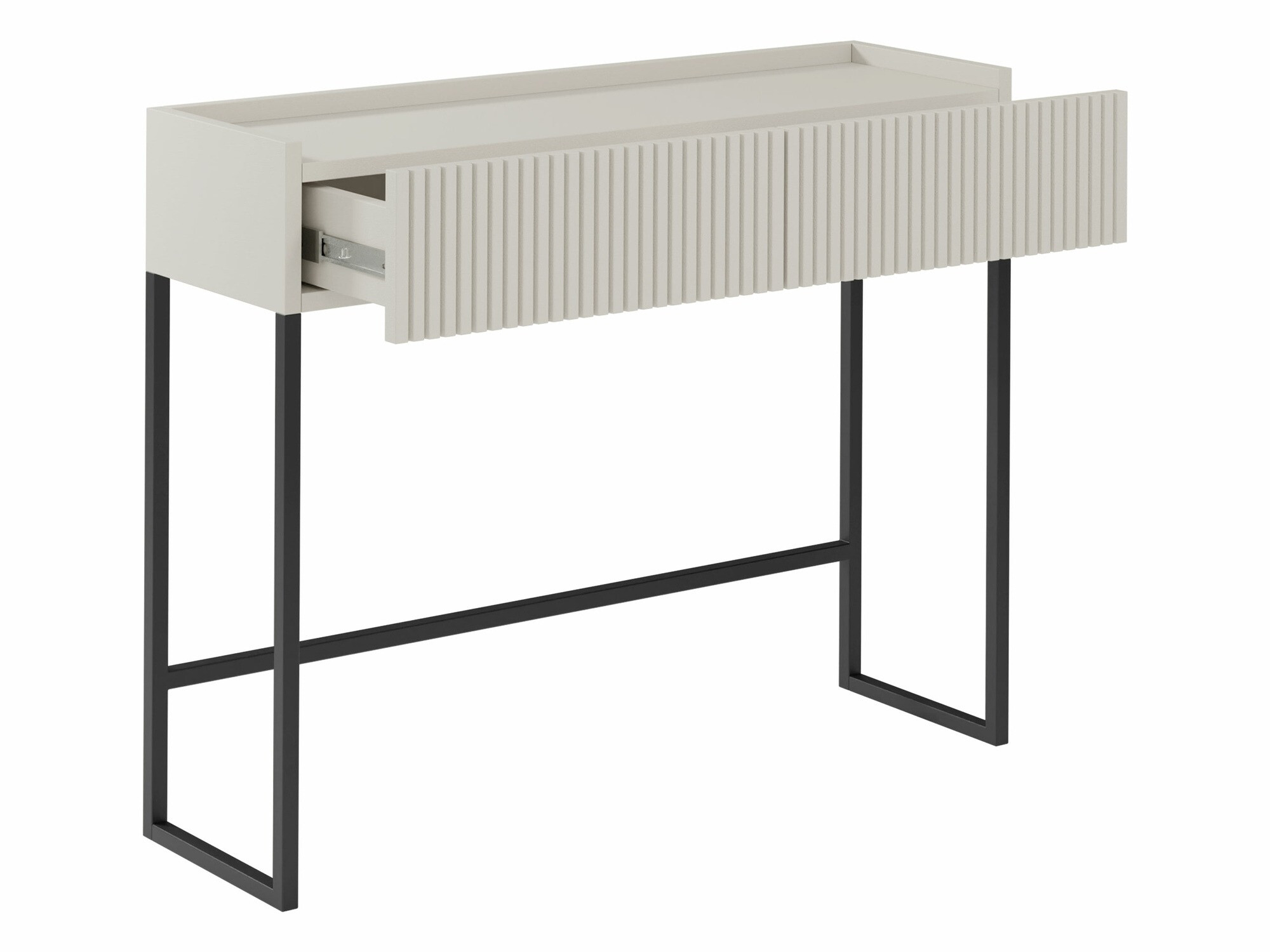 Console borð Lunole 103 (Artisan-eik + Svartur)