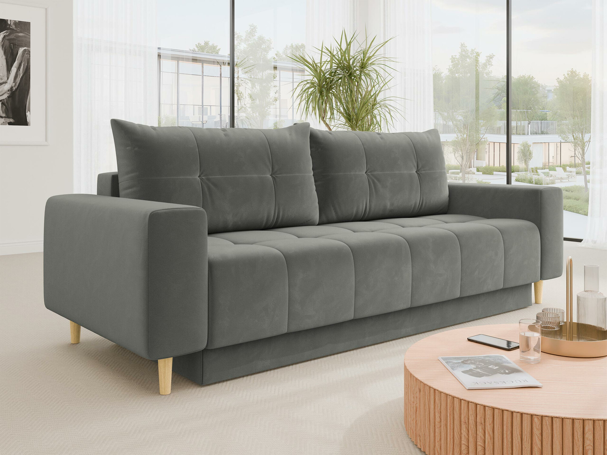Svefnsófi Delaware 104 (Bluvel 13)