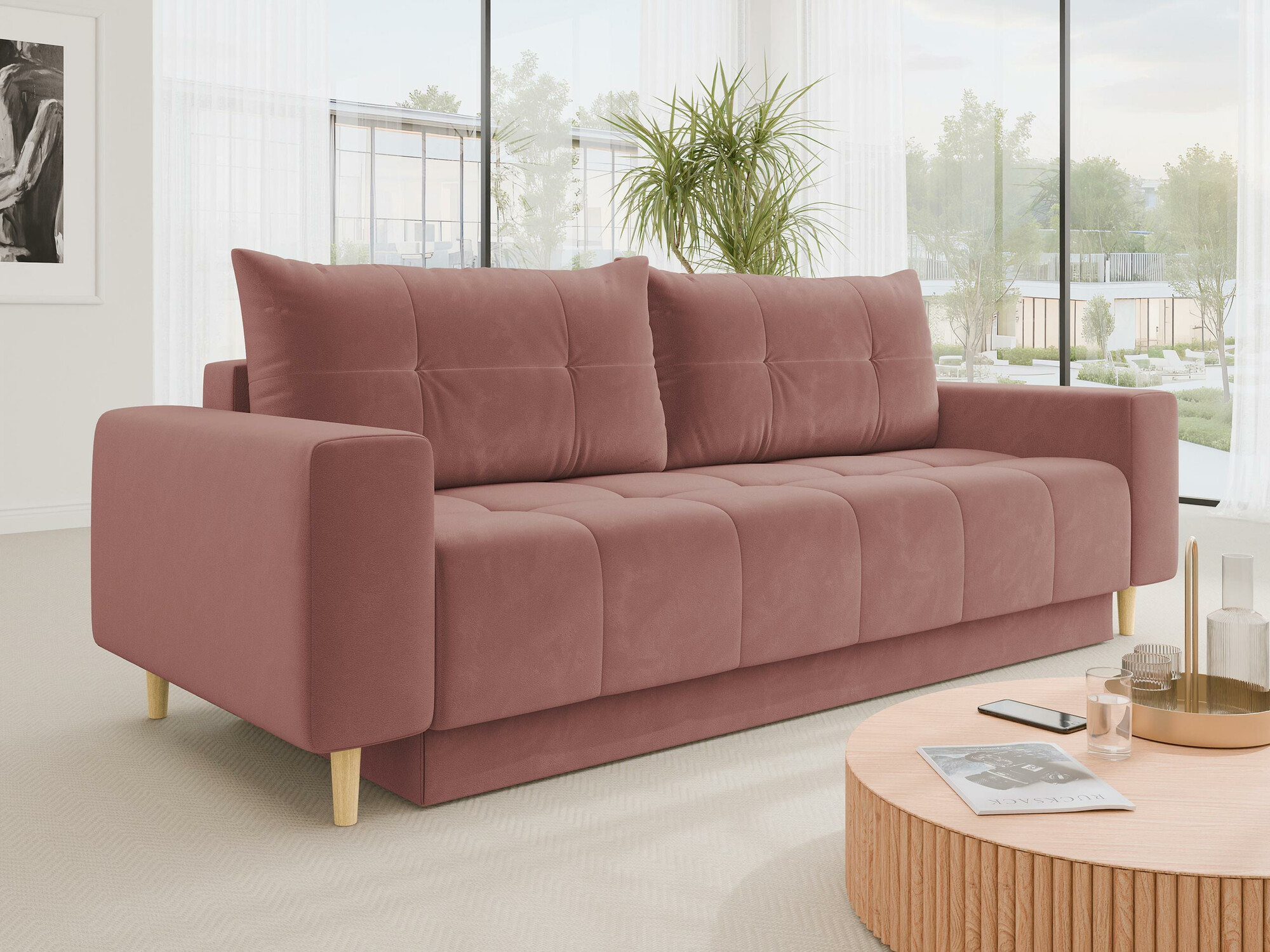 Svefnsófi Delaware 104 (Bluvel 52)