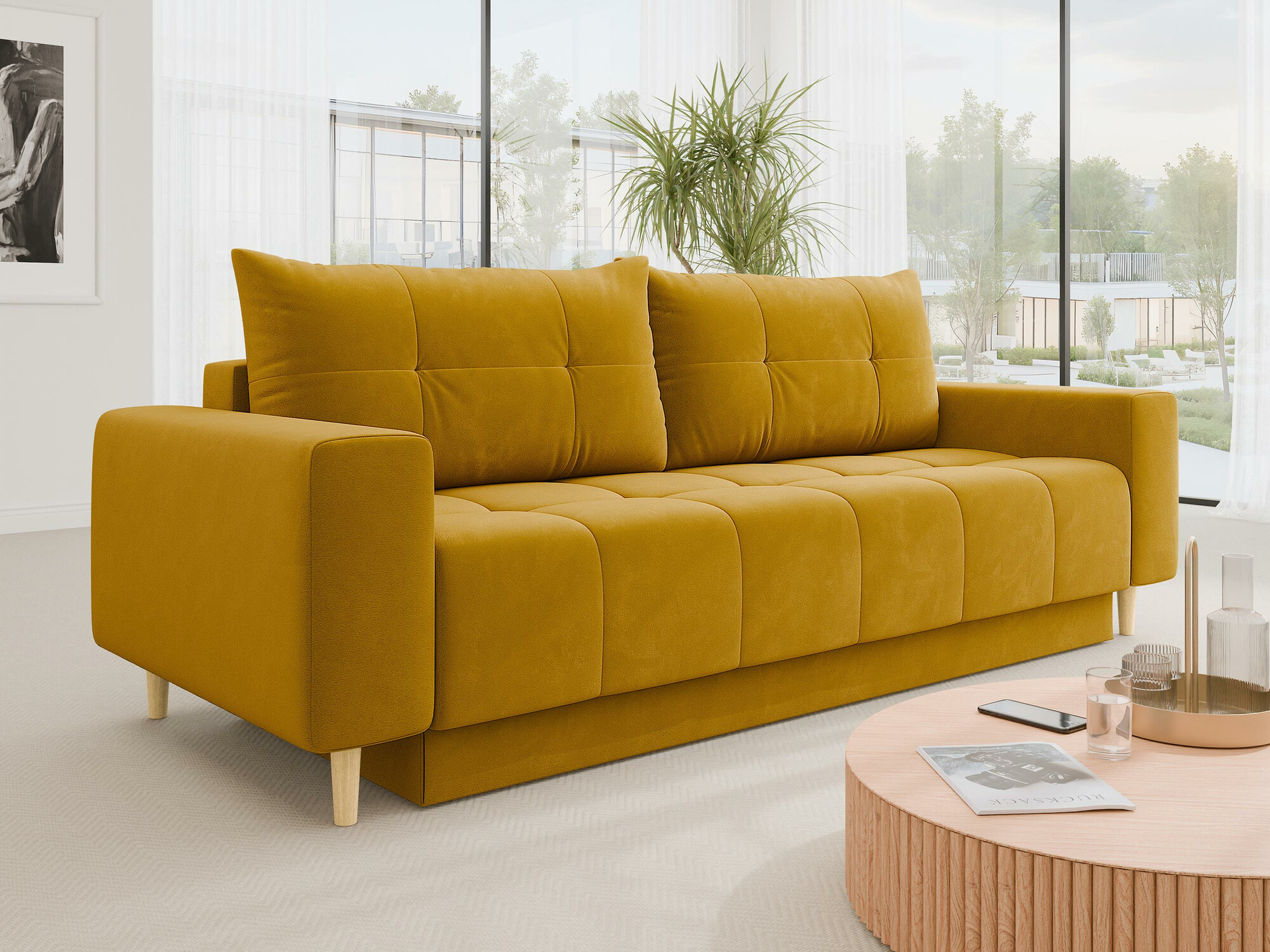 Svefnsófi Delaware 104 (Bluvel 68)