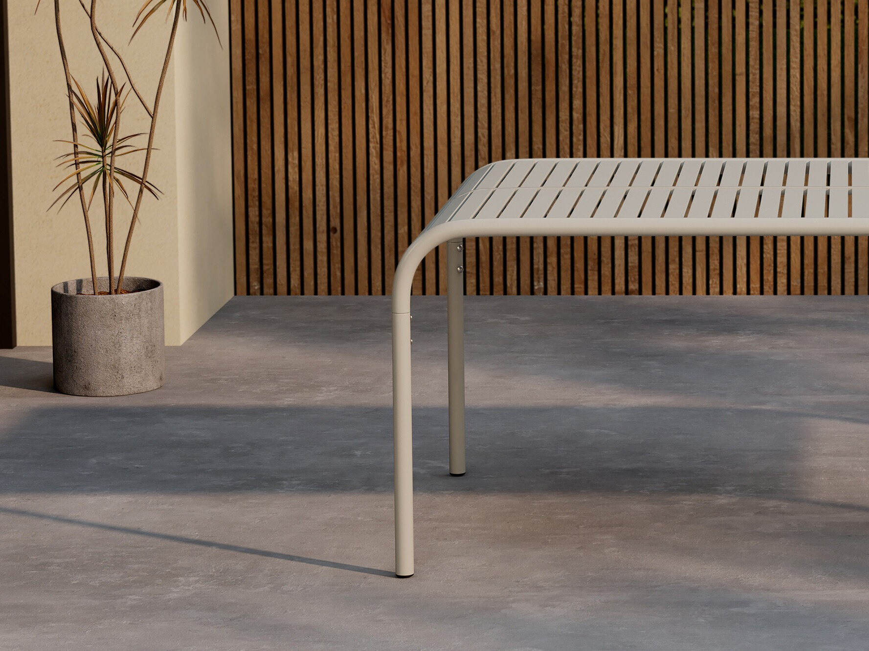 Útiborð Dallas 4771 (Beige)
