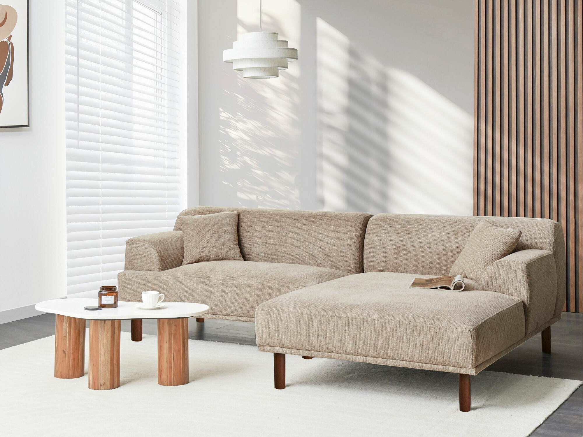 Horn­sófi Berwyn 2560 (Taupe)