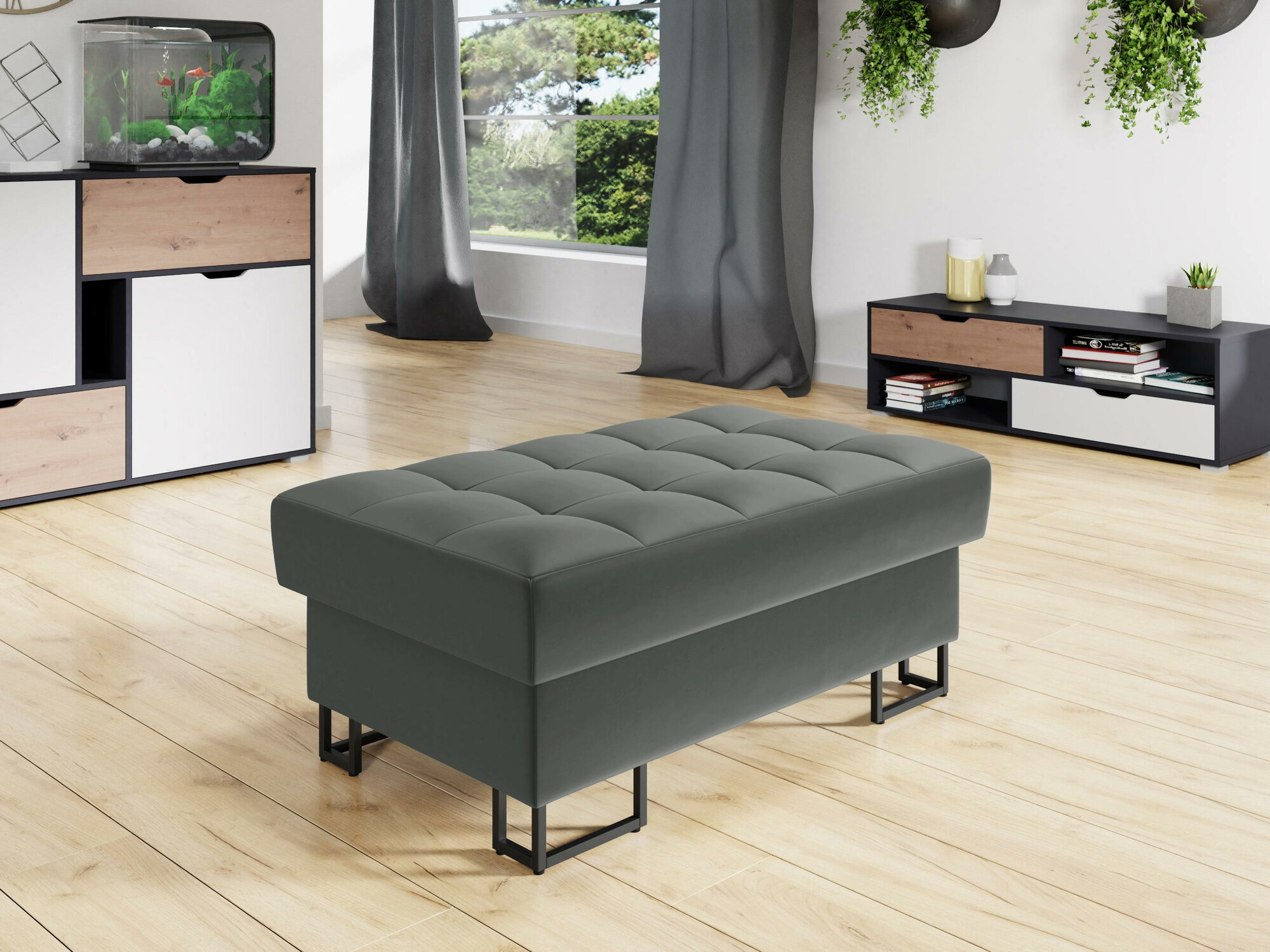 Bólstraður bekkur Comfivo Anima (Magic Velvet 2217)