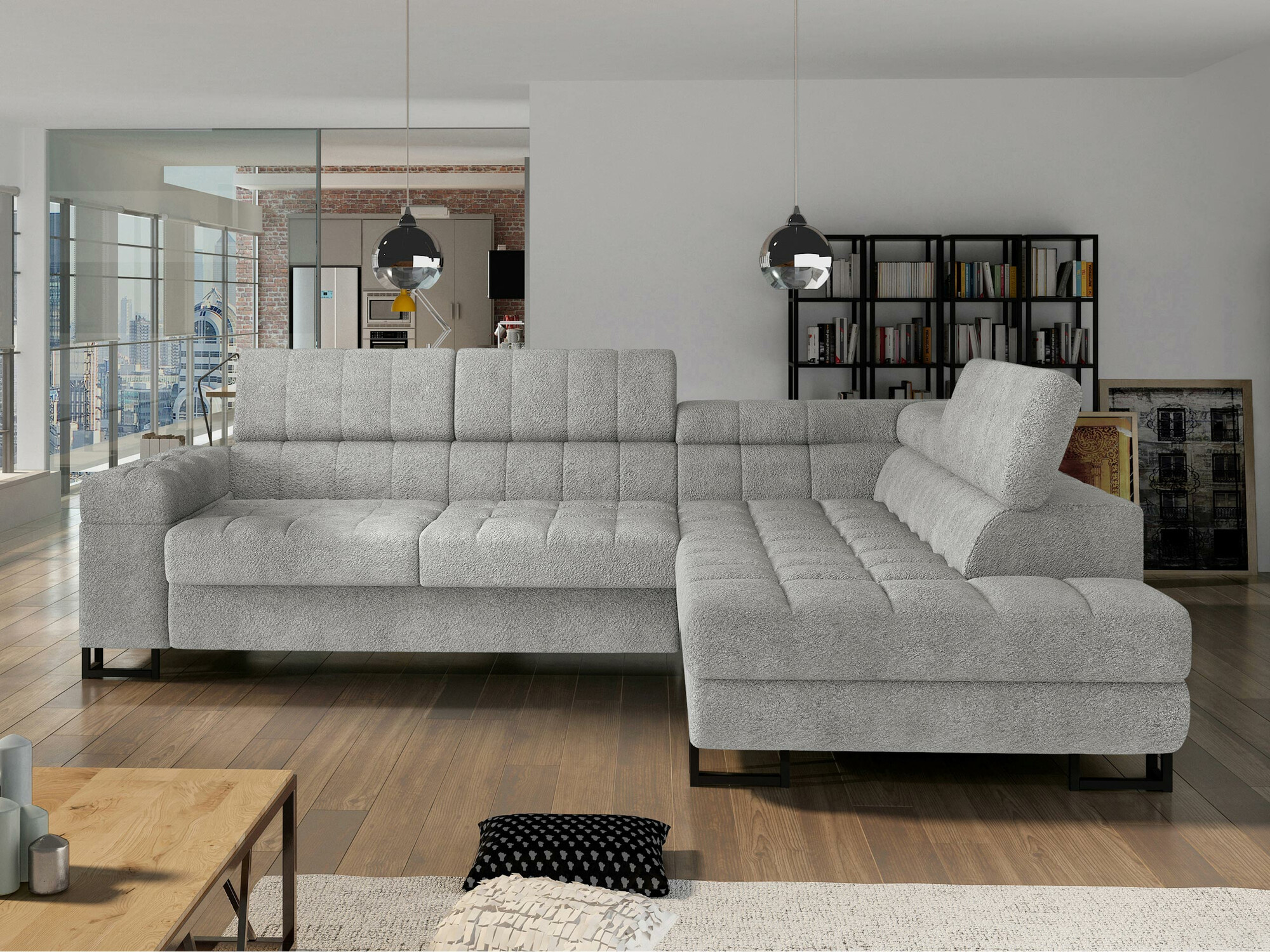 Horn­sófi Comfivo Anima (Coral 75)