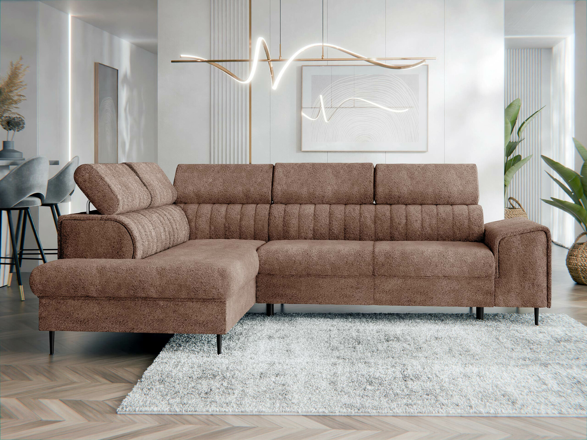 Horn­sófi Comfivo Universum (Coral 45)