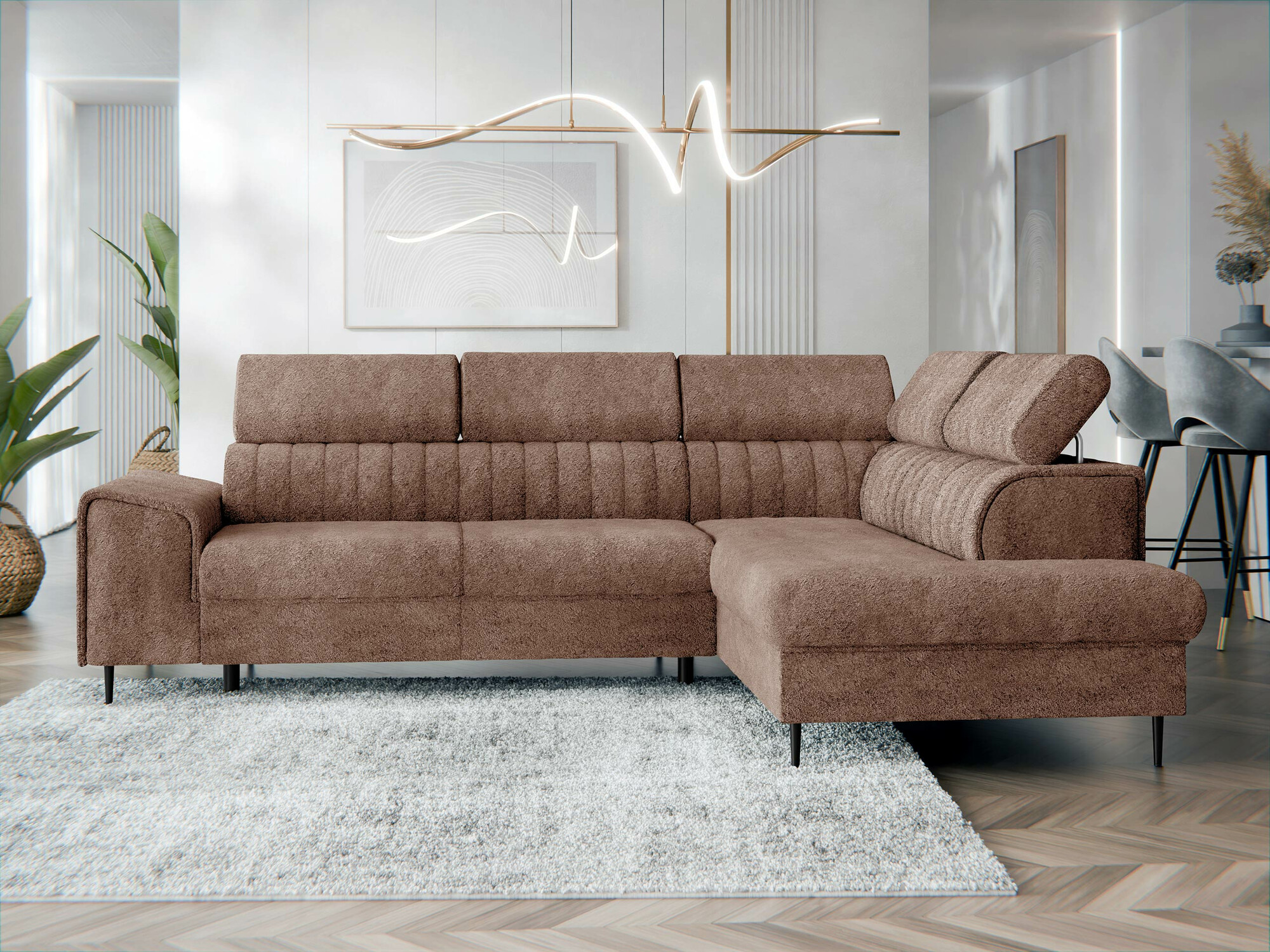 Horn­sófi Comfivo Universum (Coral 45)