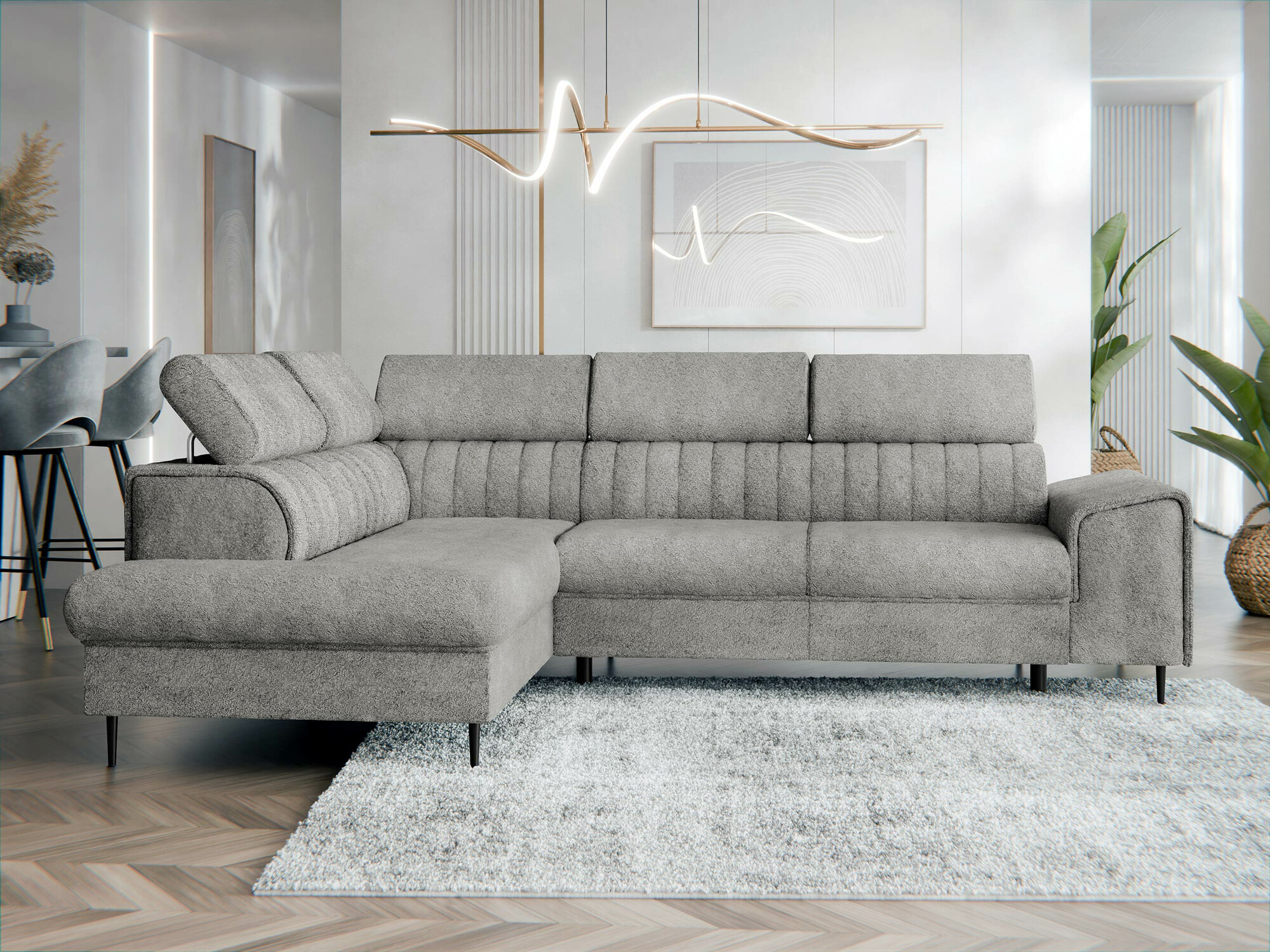 Horn­sófi Comfivo Universum (Coral 75)