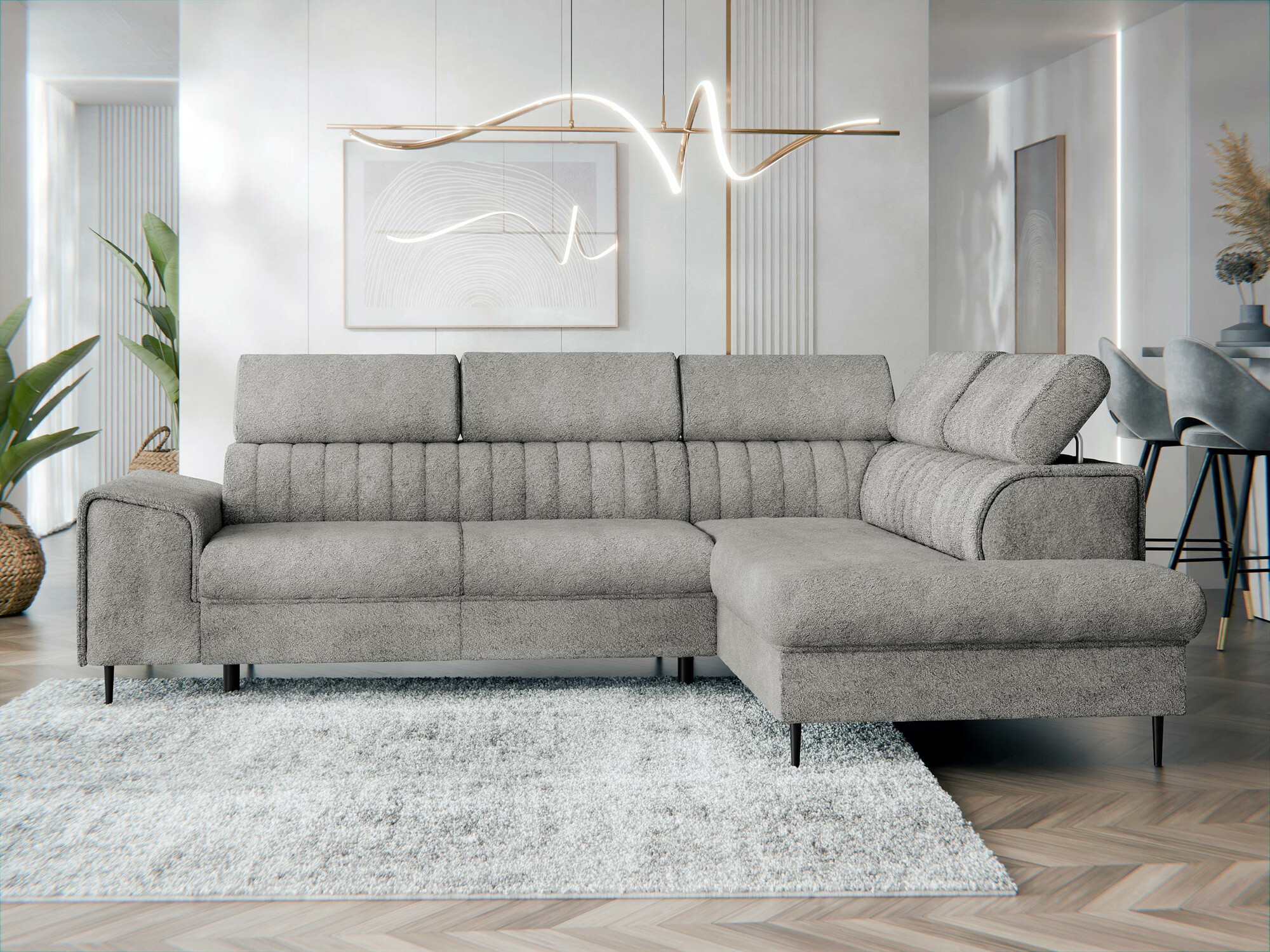 Horn­sófi Comfivo Universum (Coral 75)