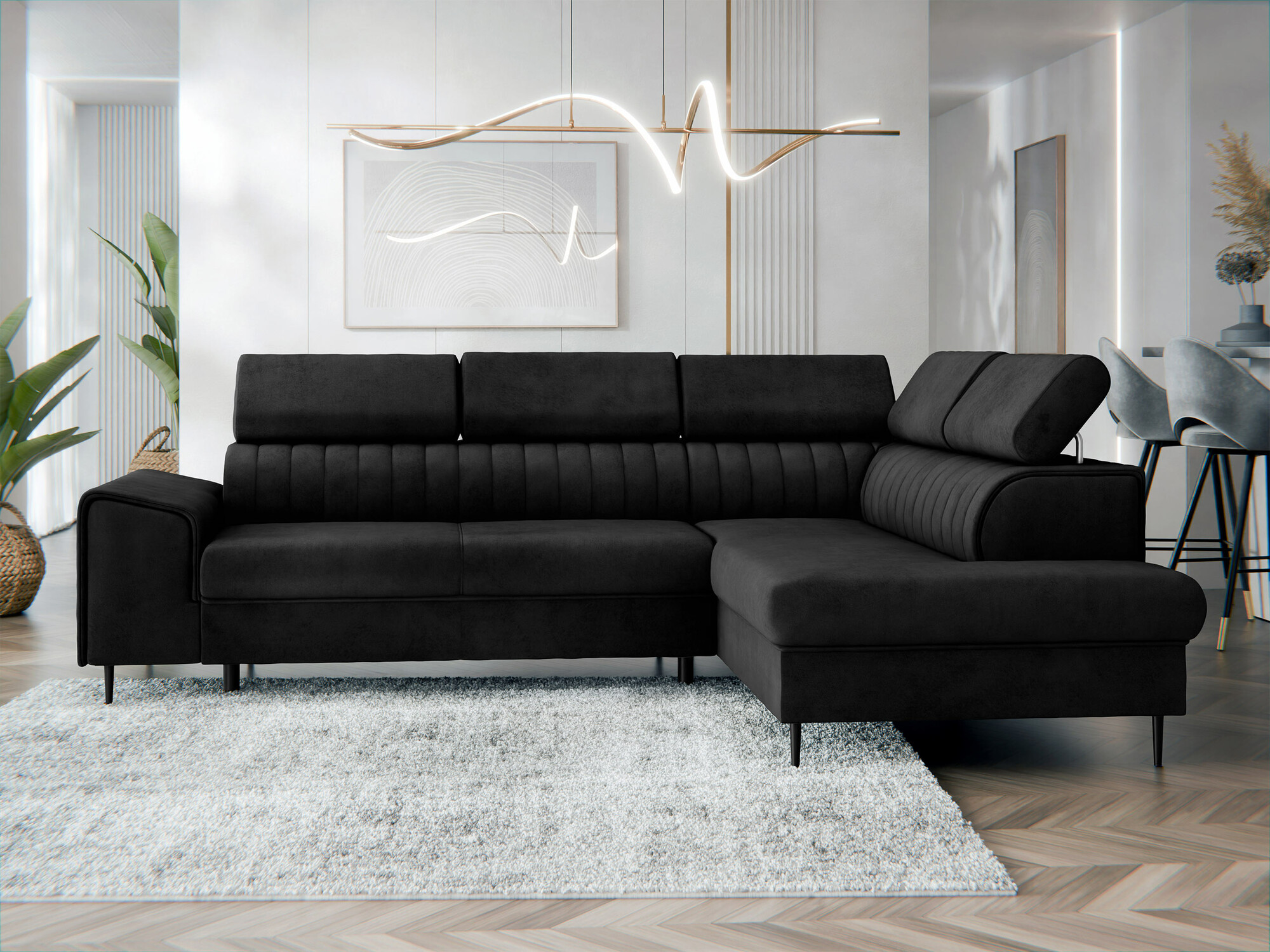 Horn­sófi Comfivo Universum (Magic Velvet 2219)
