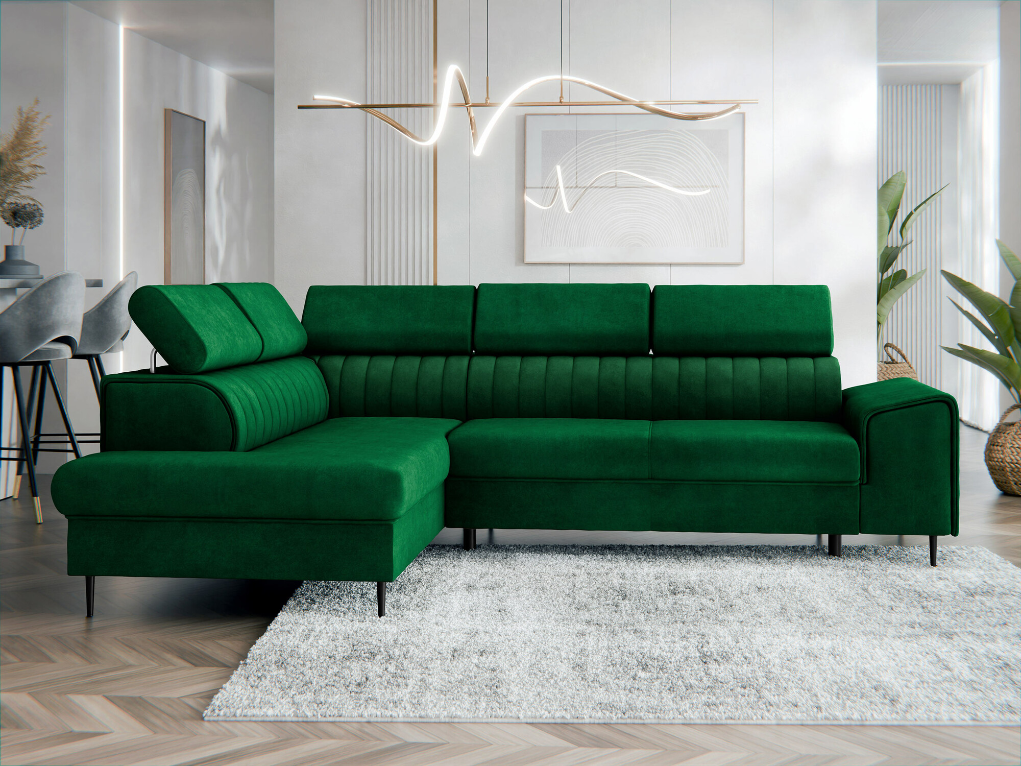 Horn­sófi Comfivo Universum (Magic Velvet 2225)