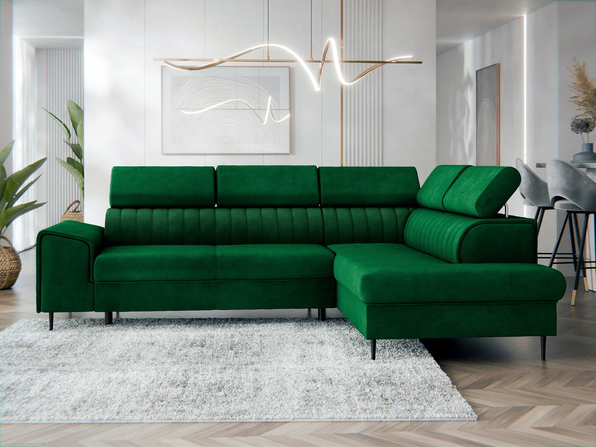 Horn­sófi Comfivo Universum (Magic Velvet 2225)