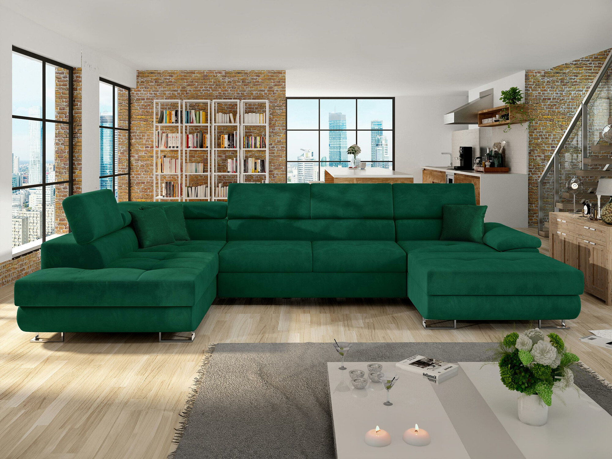 Horn­sófi Comfivo Ruta IV (Kronos 19)