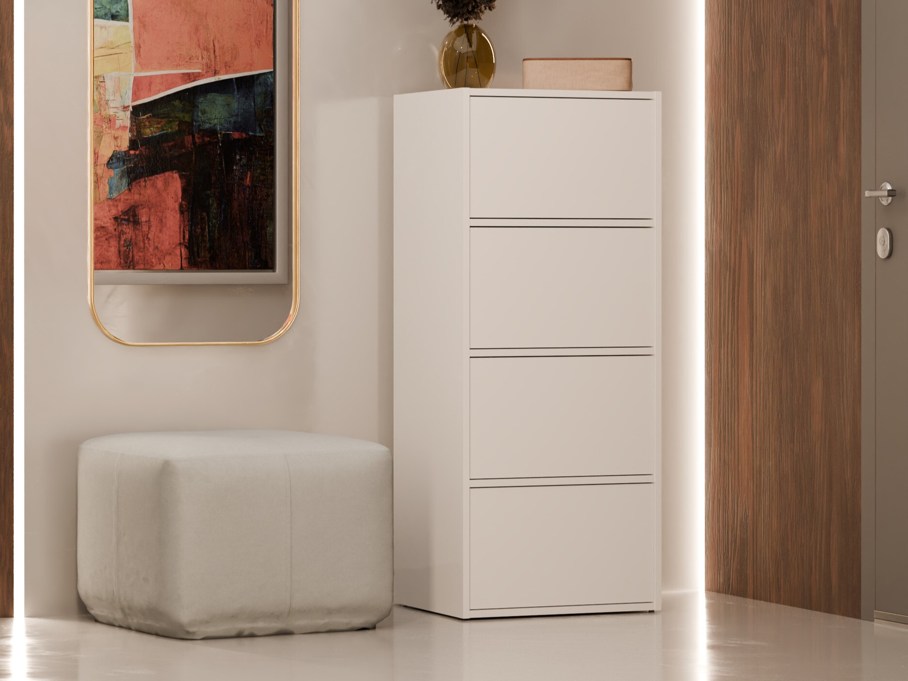 Skenkur Mandeville 298 (Hvítur)
