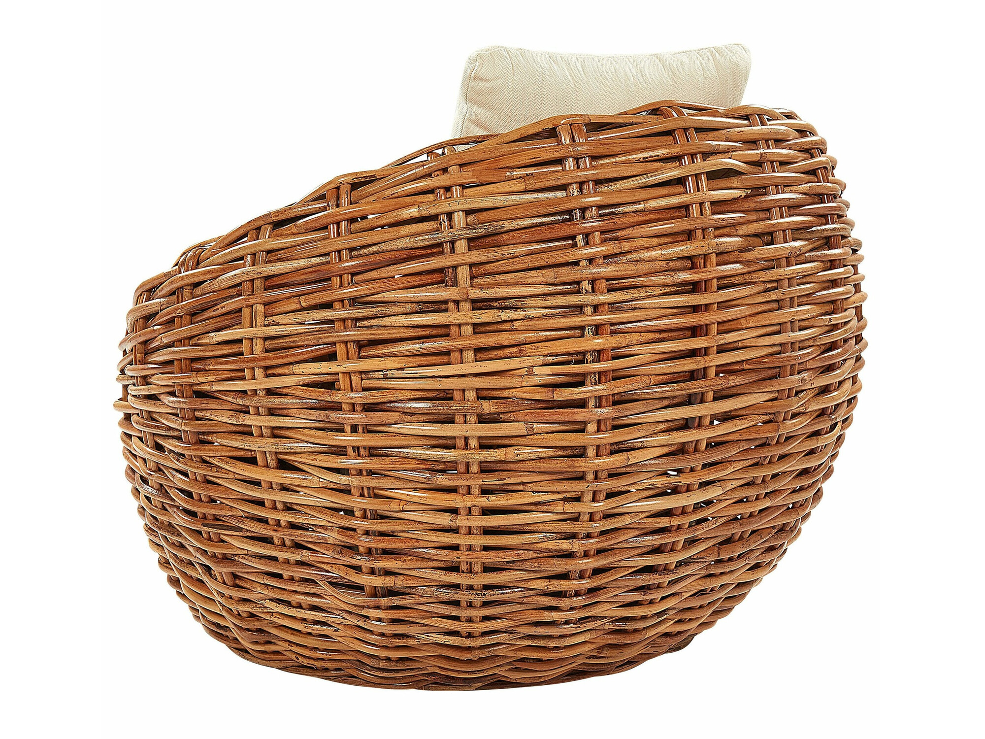 Hægindastóll fyrir útisvæði Berwyn 2598 (Brúnn + Beige)