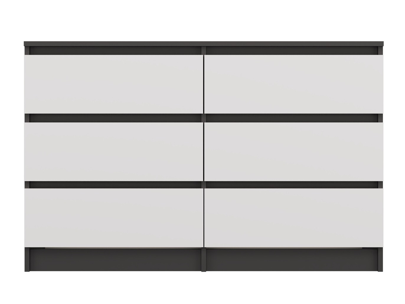 Kommóða Elbvelu 103 (Antrasít + Hvítur)