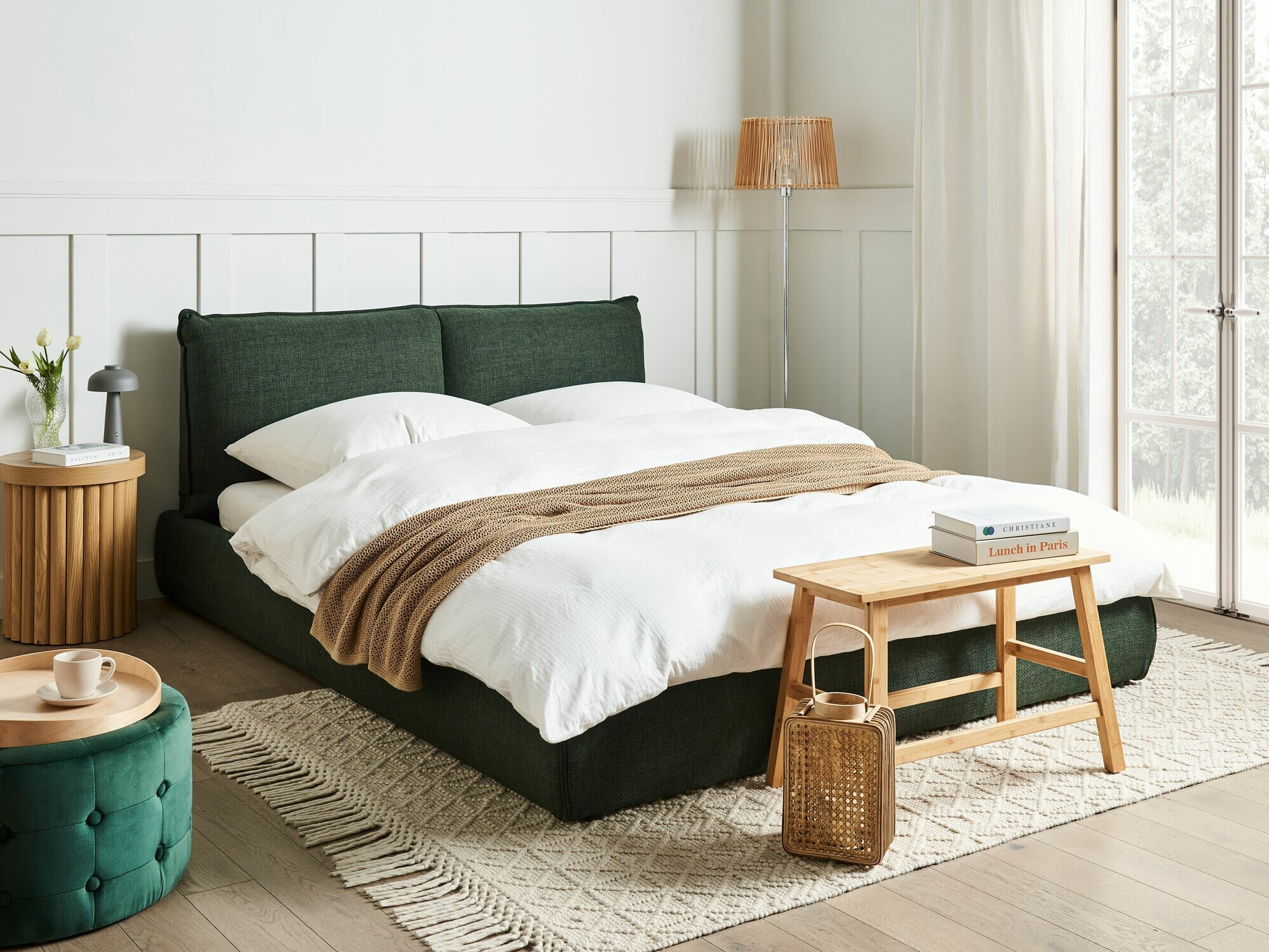 Rúm Berwyn 1262 (Dökkgrænn)
