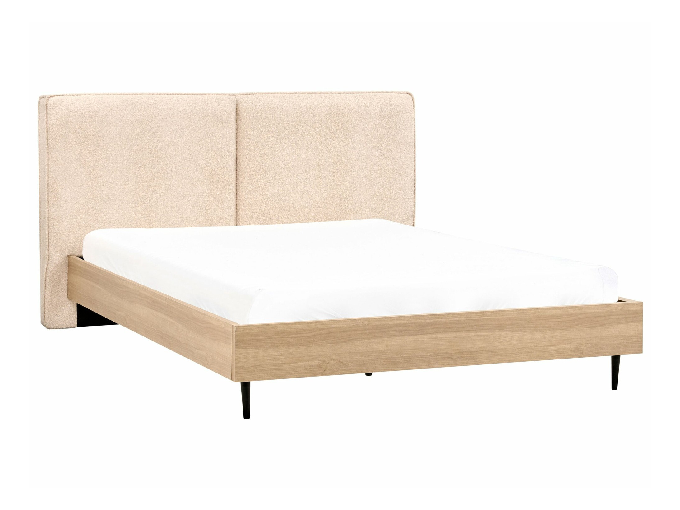Rúm Berwyn 1273 (Beige + Ljós viður)