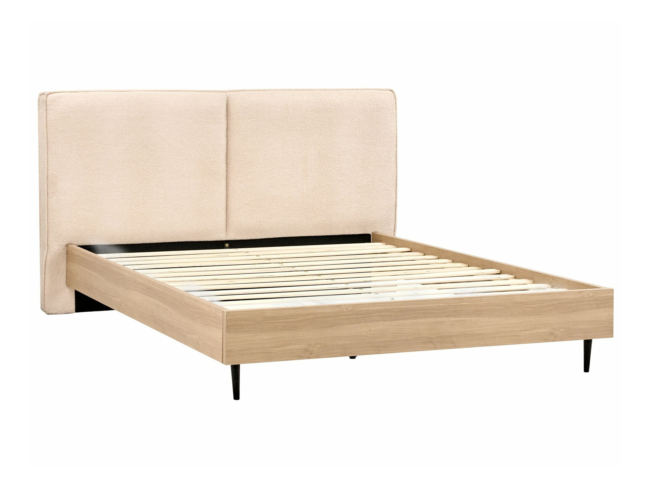 Rúm Berwyn 1273 (Beige + Ljós viður)