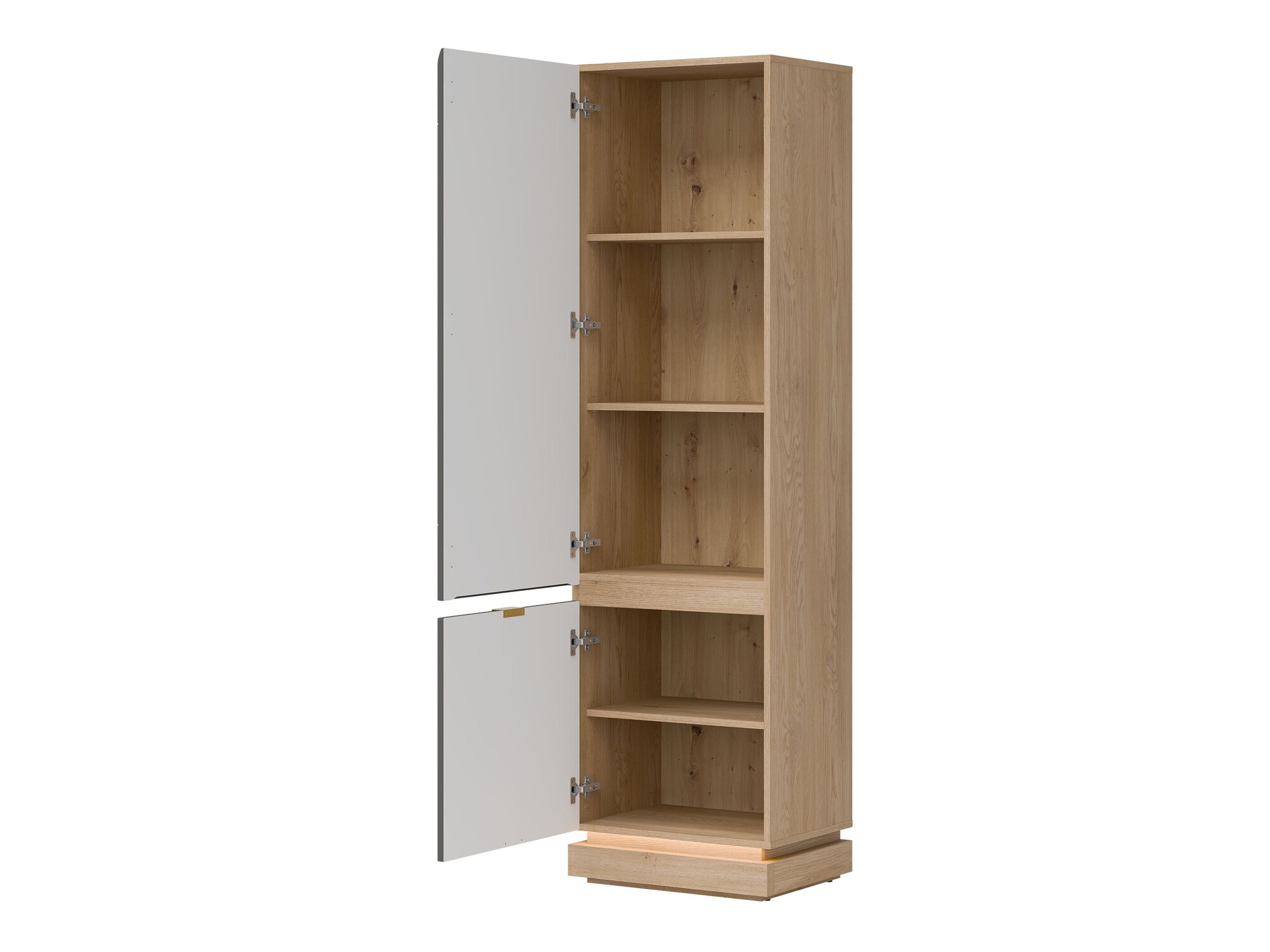 Bókahilla Teselbu 112 (Grár + Eik)