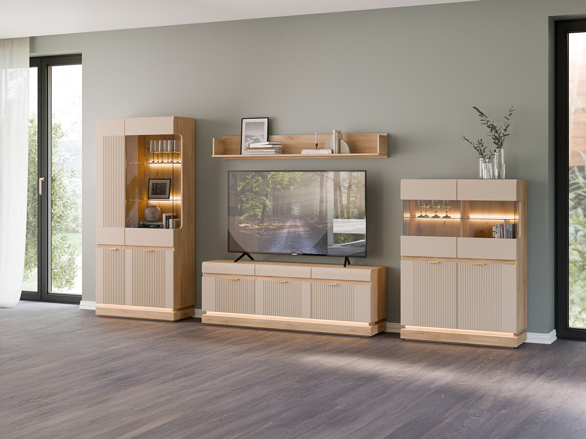 Stofusett Teselbu 116 (Kasmír + Eik)