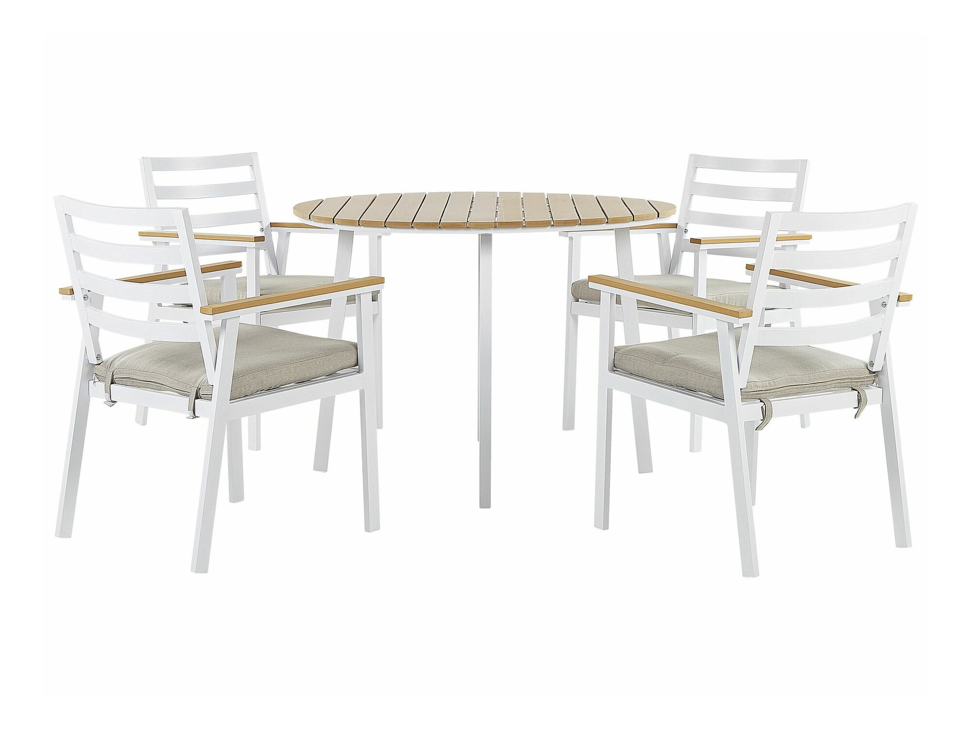 Borð og stólasett Berwyn 2629 (Beige)