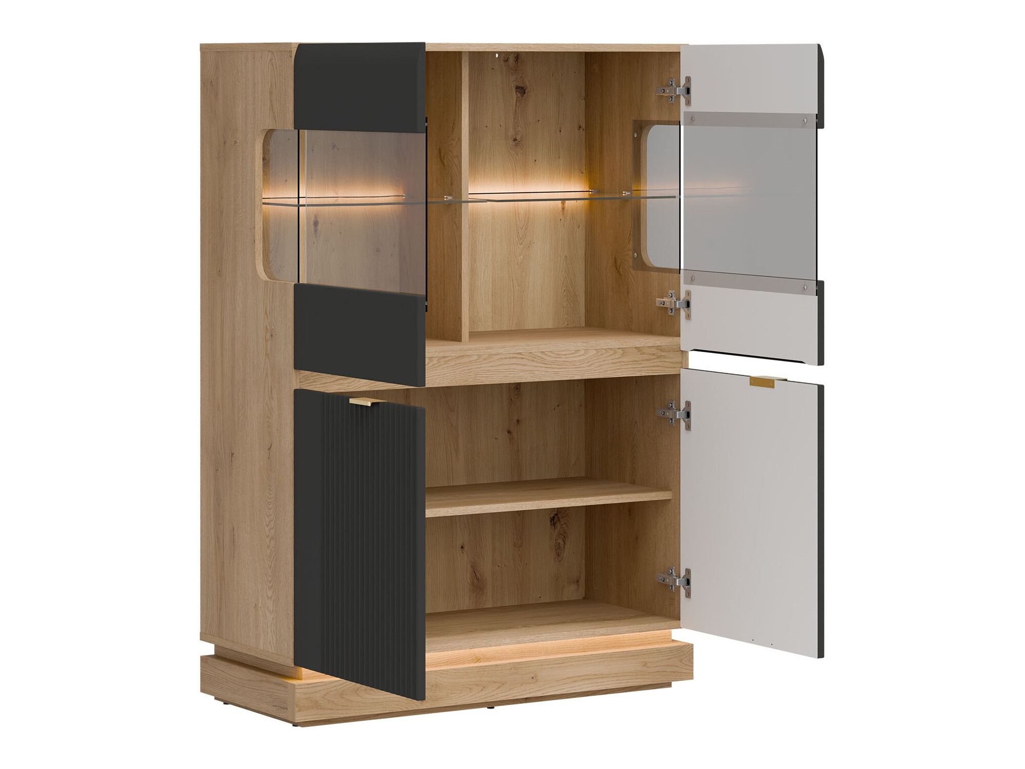 Stofusett Teselbu 116 (Antrasít + Eik)