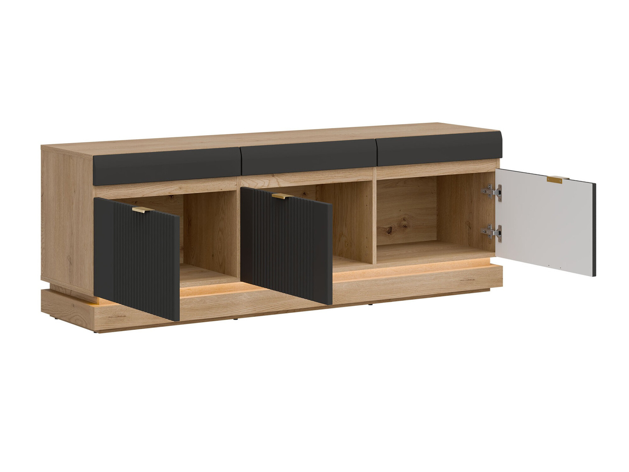 Stofusett Teselbu 116 (Antrasít + Eik)