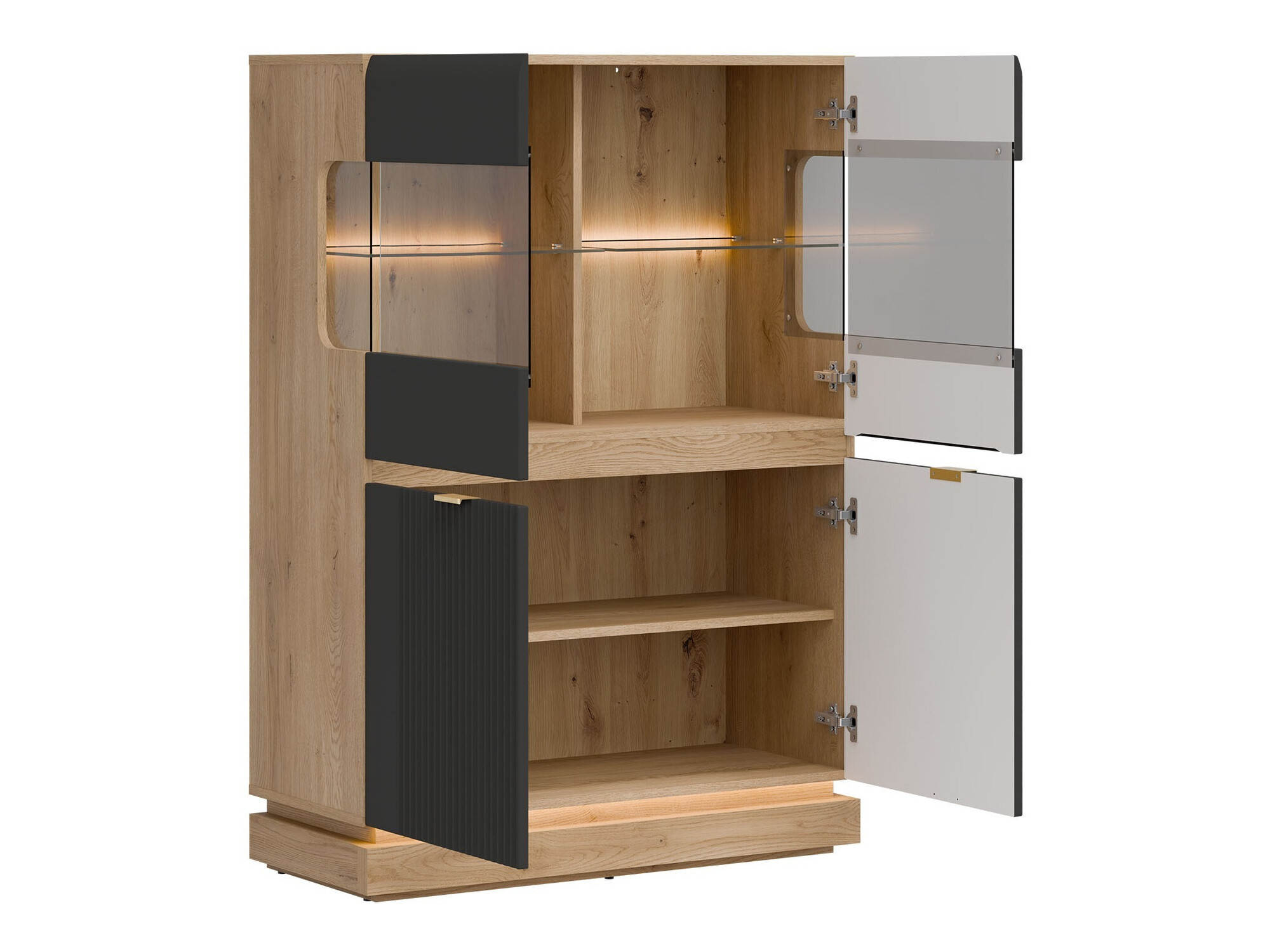 Stofusett Teselbu 116 (Antrasít + Eik)