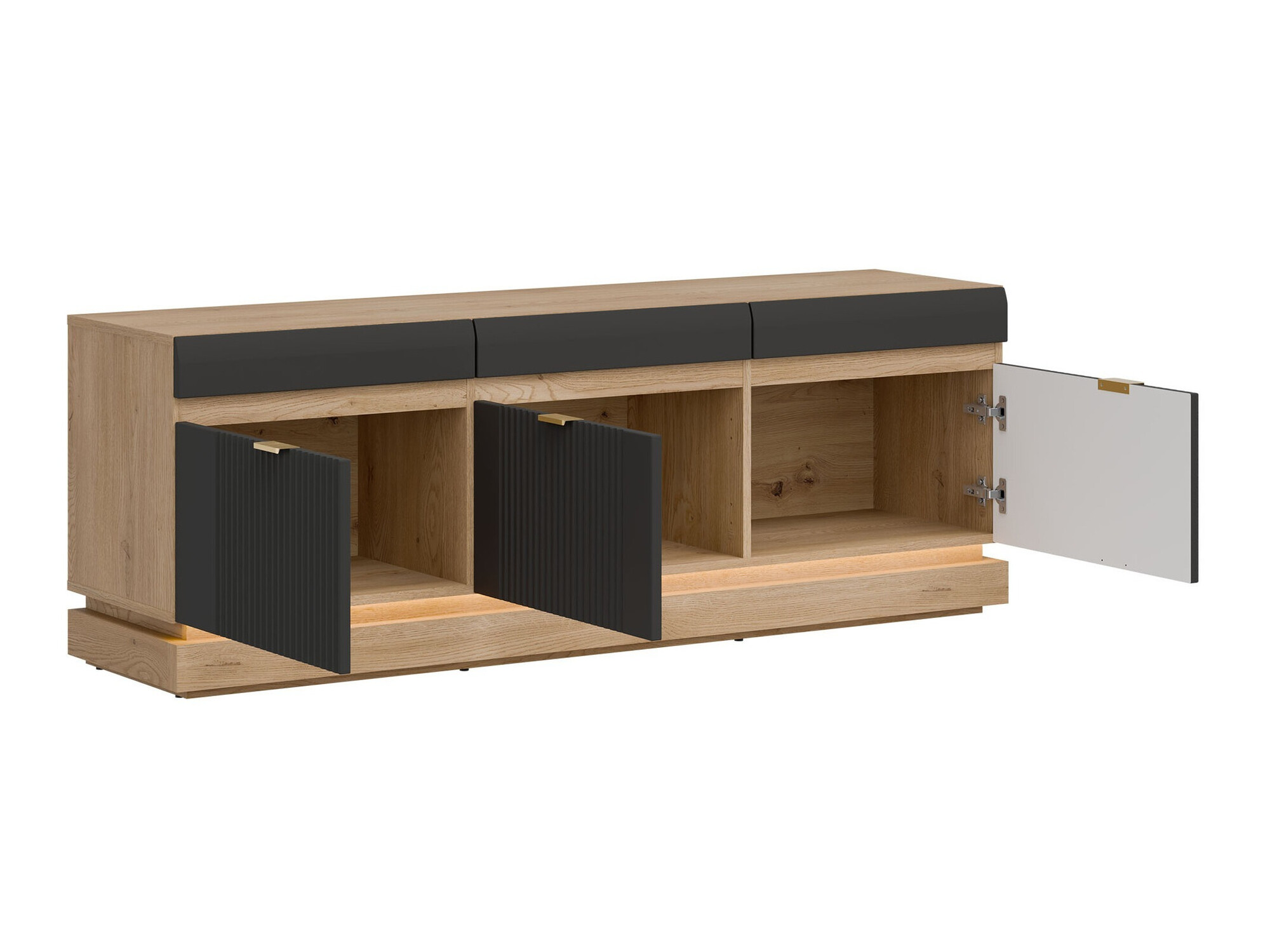 Stofusett Teselbu 116 (Antrasít + Eik)