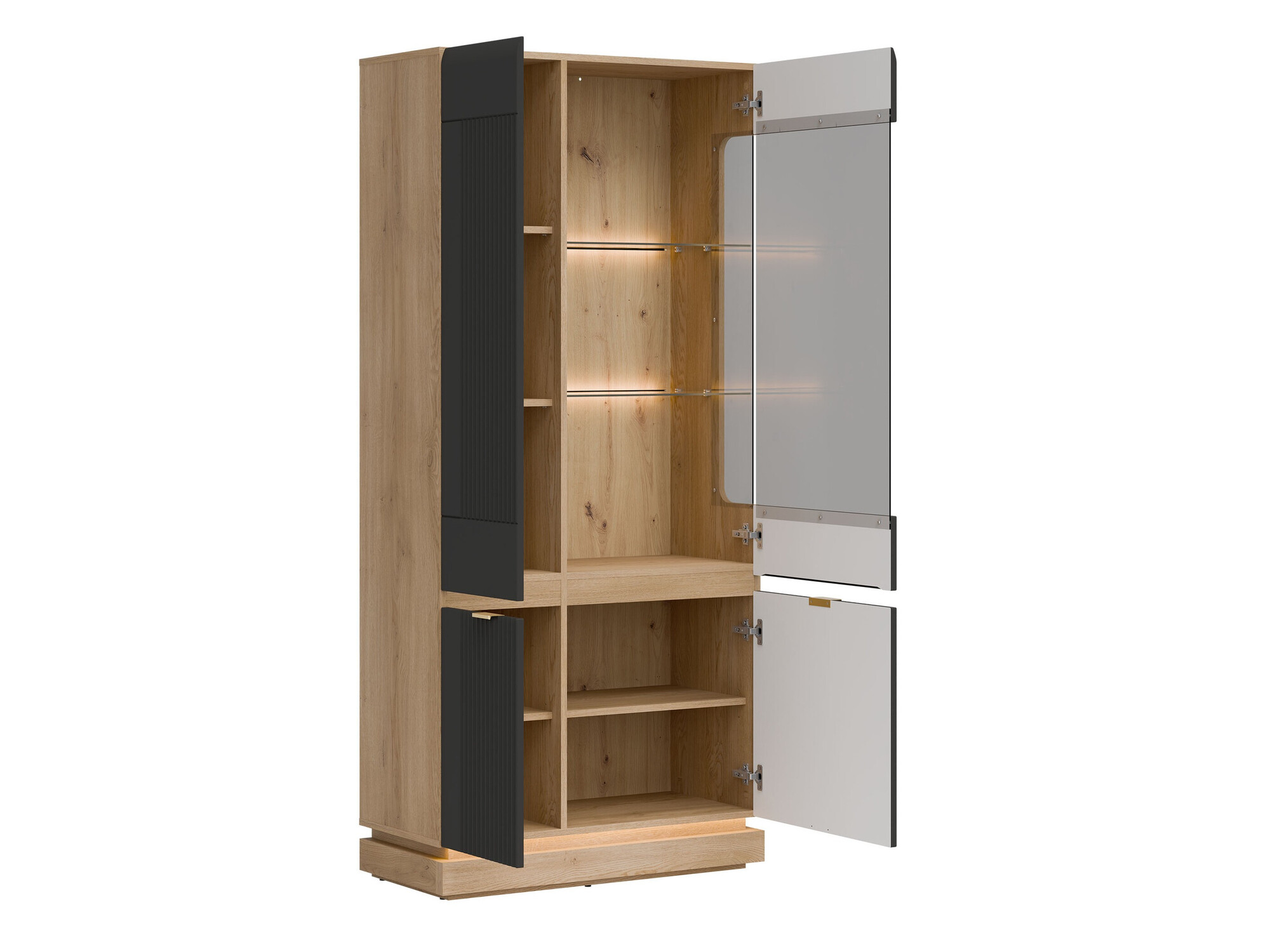 Stofusett Teselbu 116 (Antrasít + Eik)