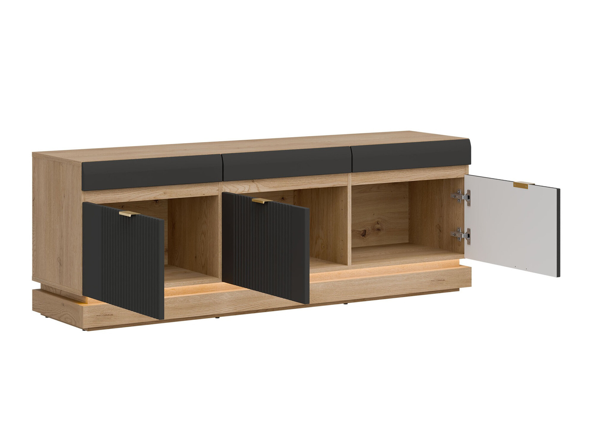 Stofusett Teselbu 116 (Antrasít + Eik)