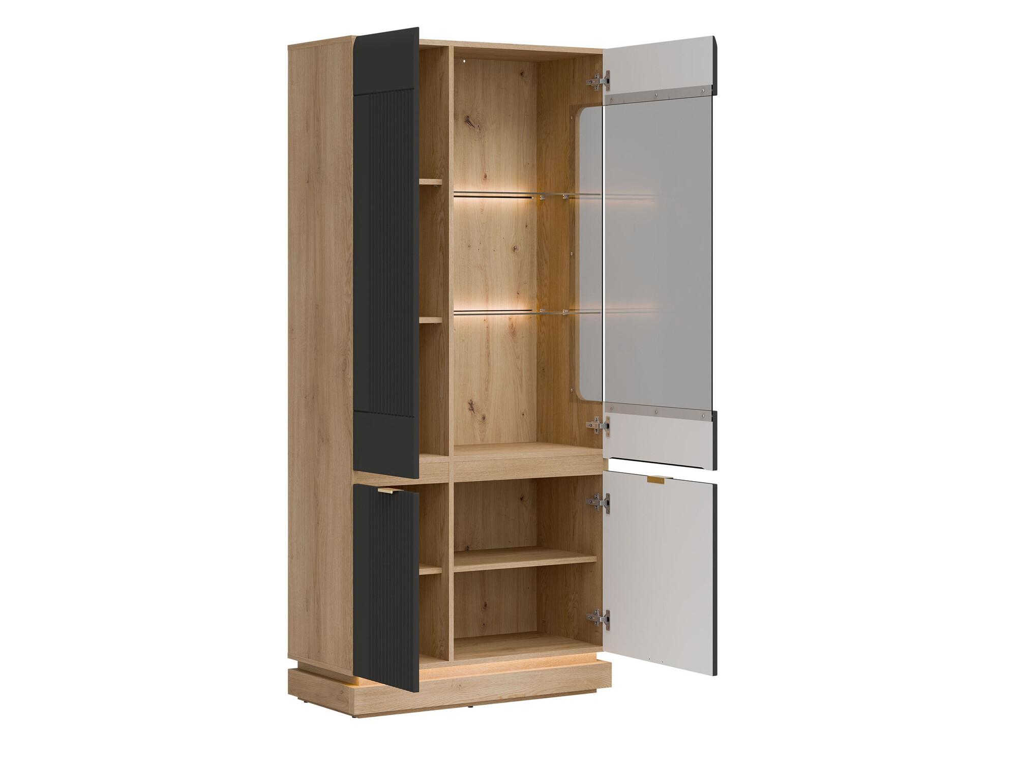 Stofusett Teselbu 116 (Antrasít + Eik)