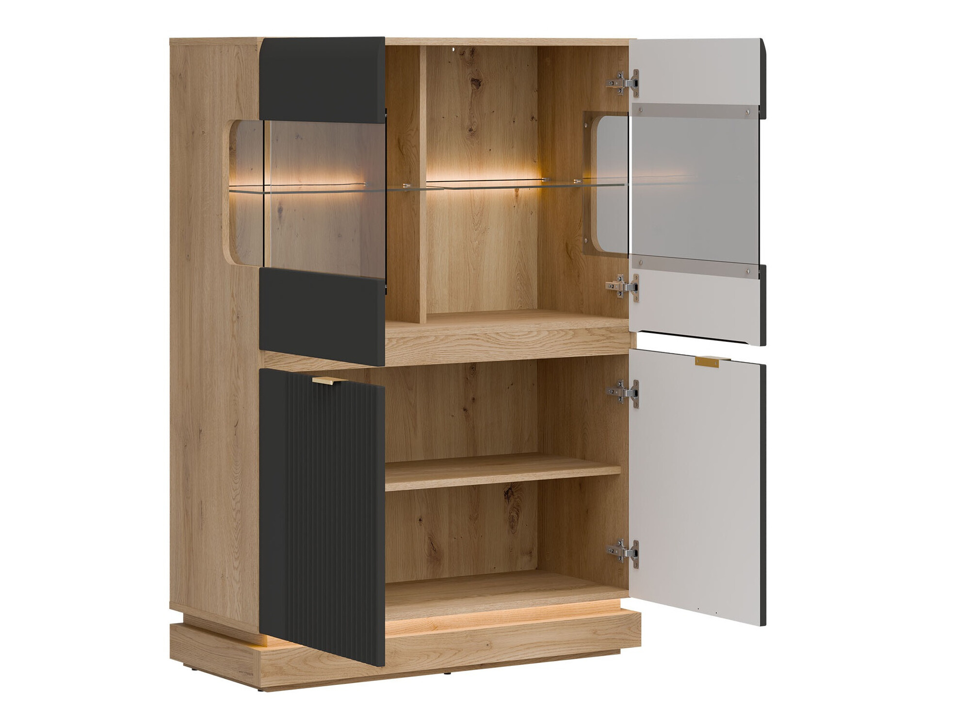 Stofusett Teselbu 116 (Antrasít + Eik)