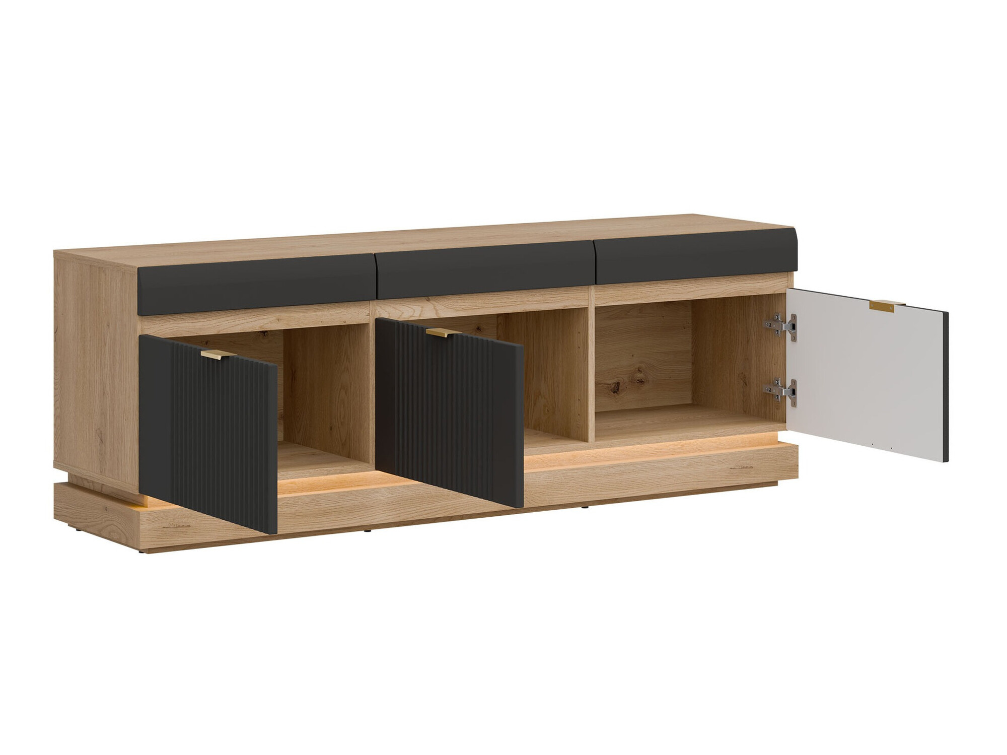 Stofusett Teselbu 116 (Antrasít + Eik)