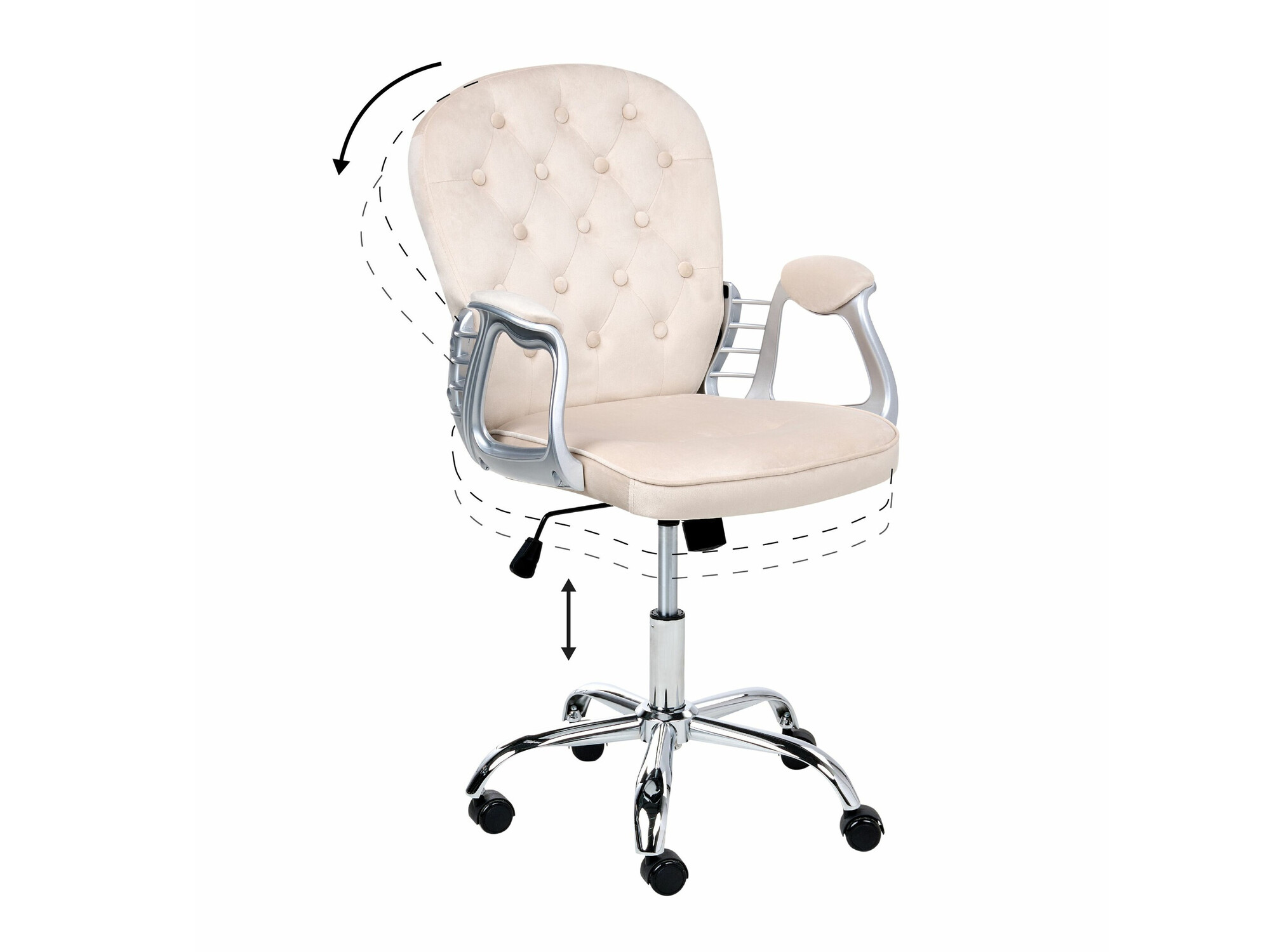 Skrifstofustóll Berwyn 336 (Beige)