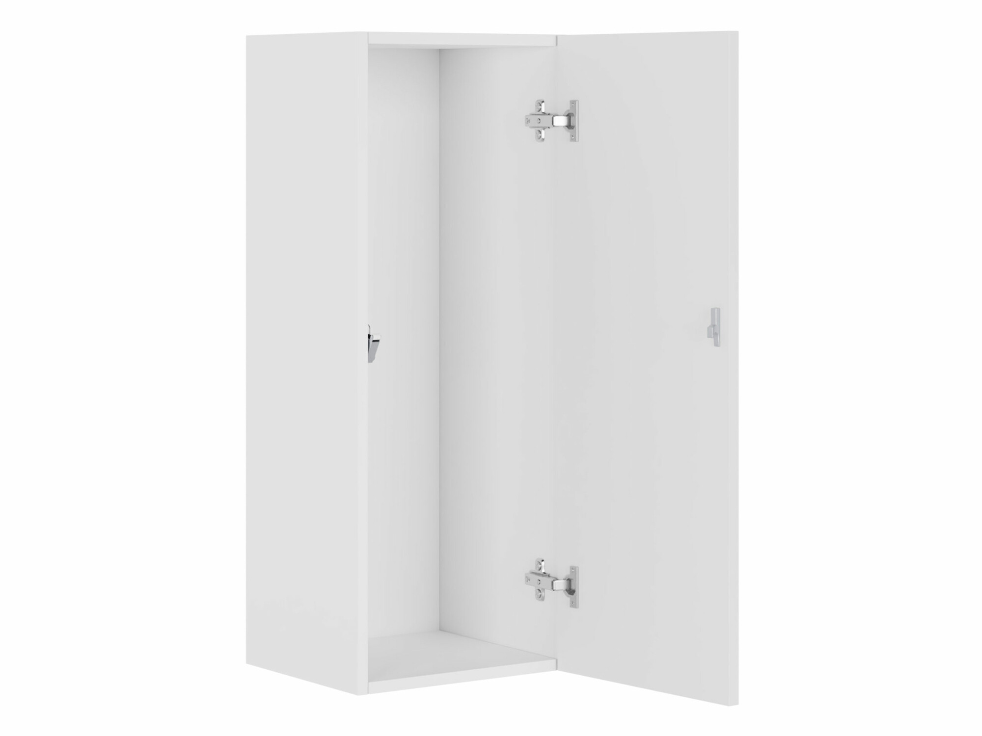 Veggskápur Vilrin VI (Svartur + Svart háglans)