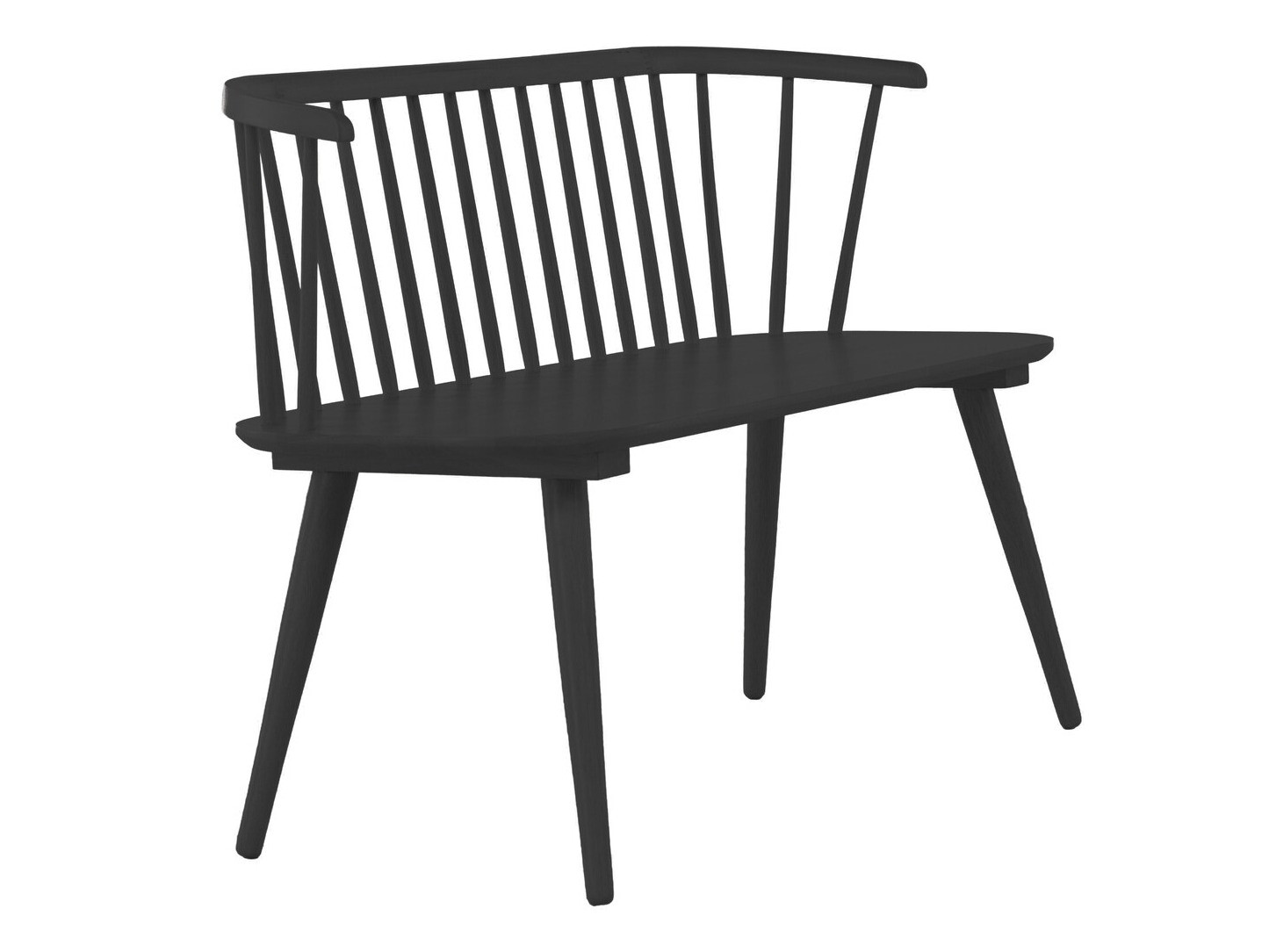 Bekkur Dallas 4833 (Svartur)