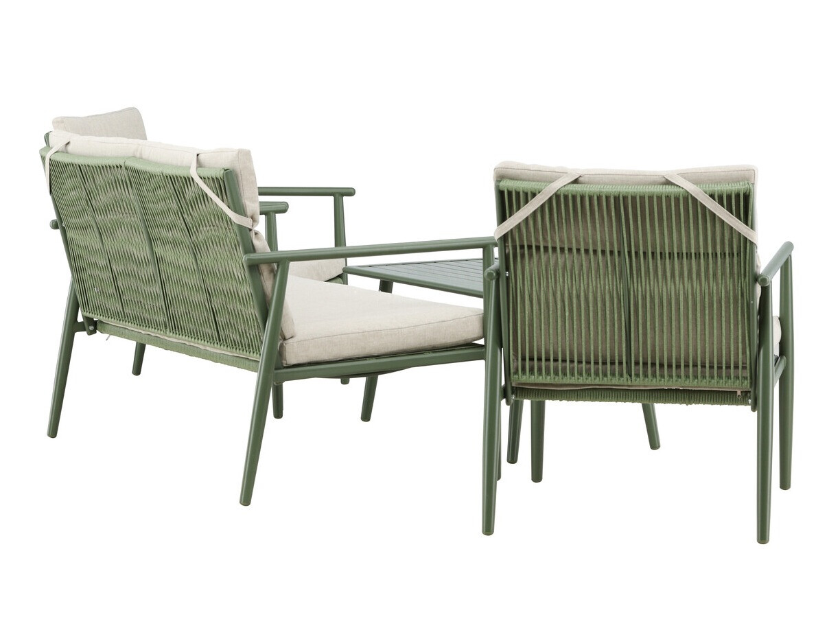 Útihúsgagnasett Dallas 4831 (Grænn + Beige)