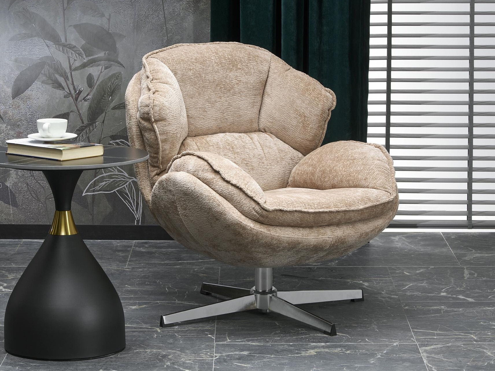 Hægindastóll Houston 1958 (Beige)